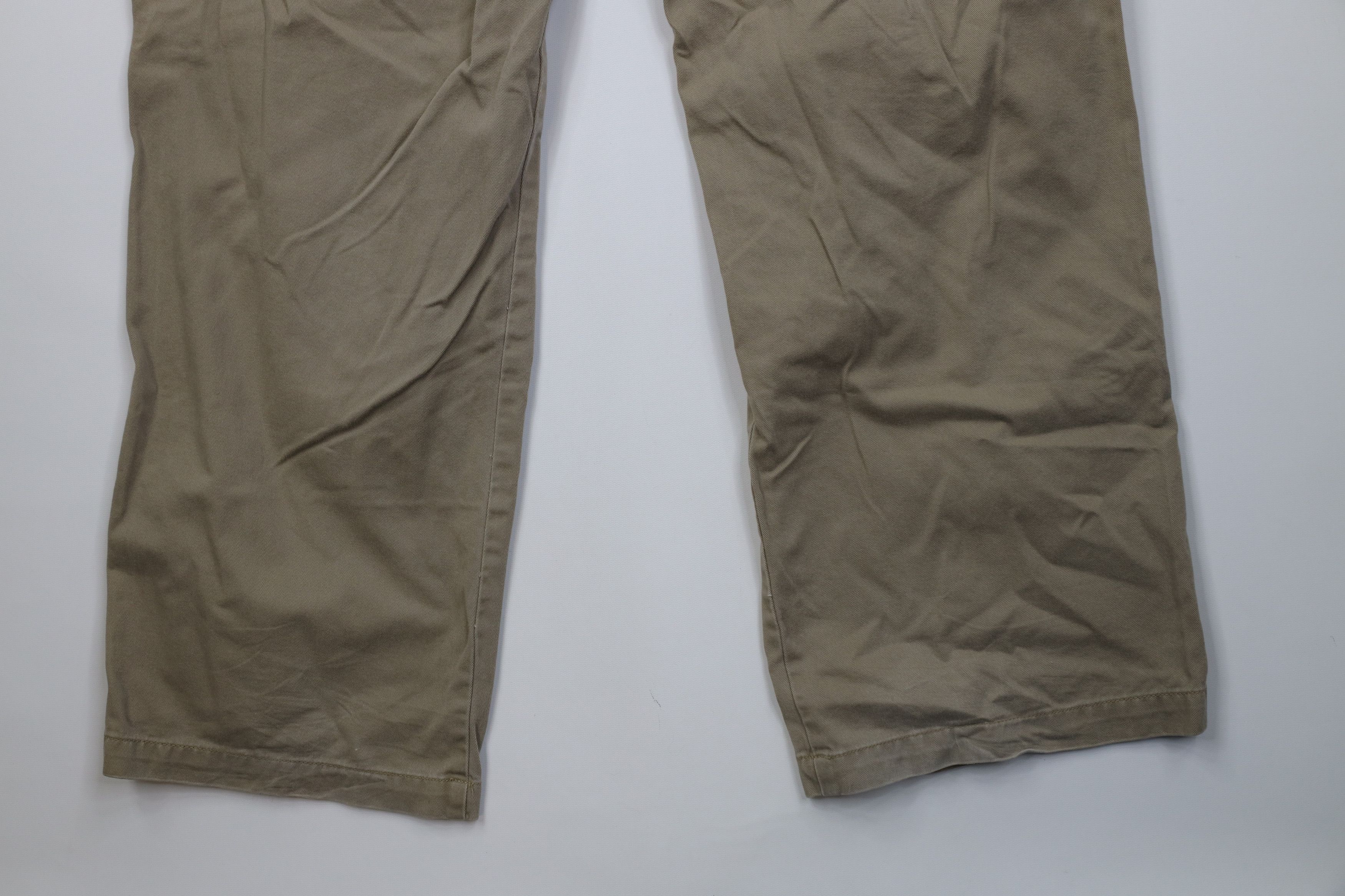 Aeropostale Vintage 90s Y2K Aeropostale Baggy Wide Leg Cargo Pants Beige Size US 36 / EU 52 - 14 Thumbnail