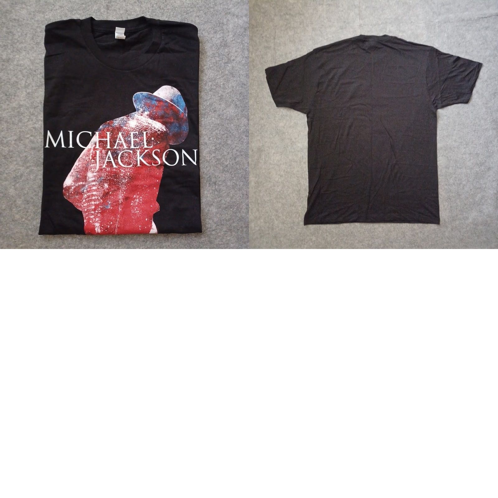 Tultex Michael Jackson Mens T Shirt XL Black Big Logo Album Promo Band Tee 2000s Size US XL / EU 56 / 4 - 9 Thumbnail