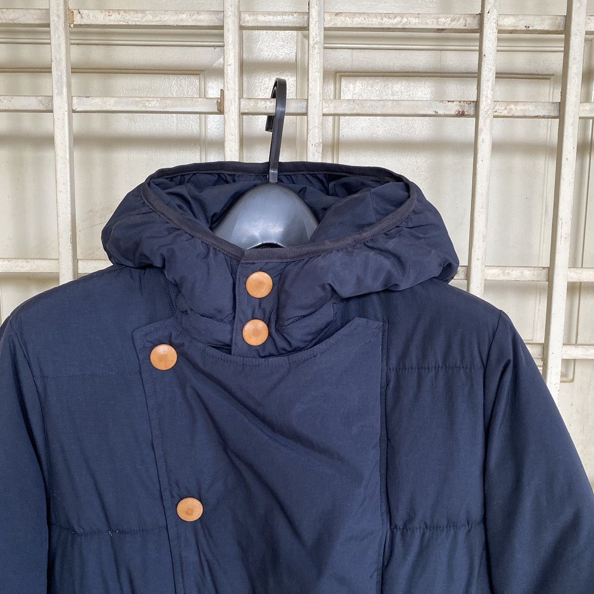 Sasquatchfabrix 11aw navy down jacket Size US S / EU 44-46 / 1 - 2 Thumbnail
