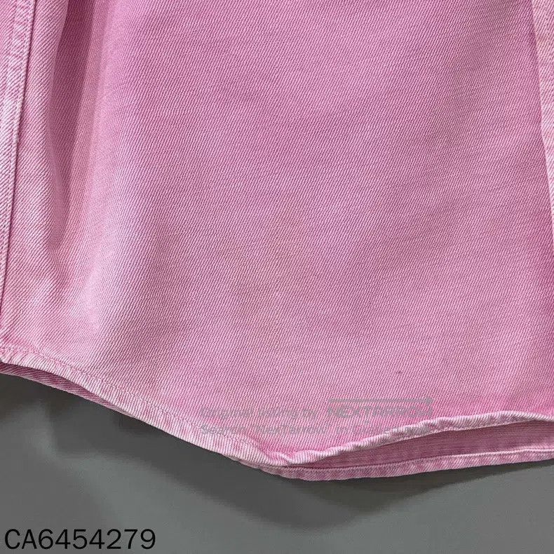 Balenciaga Balenciaga Solid Color Reverse Logo Letter Printed Denim Size XS / US 0-2 / IT 36-38 - 5 Thumbnail