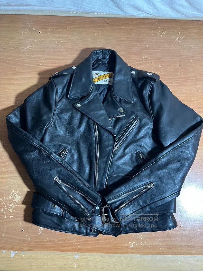 Schott Schott 613 cable-stayed locomotive leather coat Size US M / EU 48-50 / 2 - 3 Thumbnail