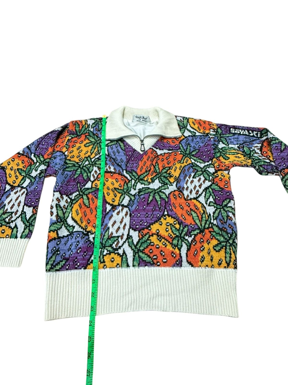 Vintage RARE VINTAGE BOYA SKI PRINTED FULL SWEATER Size US M / EU 48-50 / 2 - 11 Thumbnail