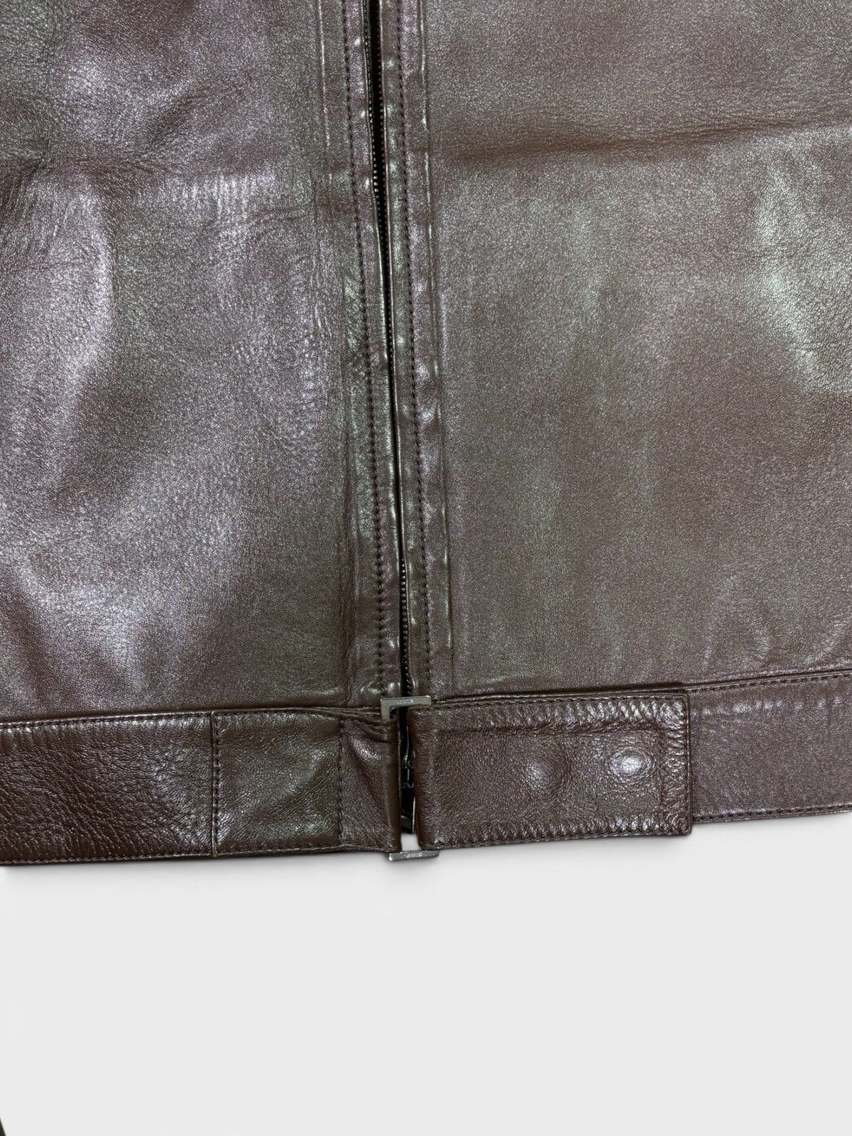 Gucci 00's Brown Leather Jacket by Gucci Size US M / EU 48-50 / 2 - 3 Thumbnail