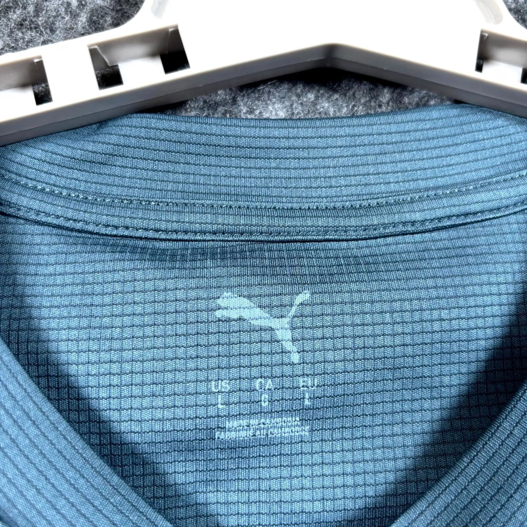 Puma Puma T-Shirt Men's L Blue Polyester Running Athletic Performance Outdoor Casual Size US L / EU 52-54 / 3 - 2 Thumbnail