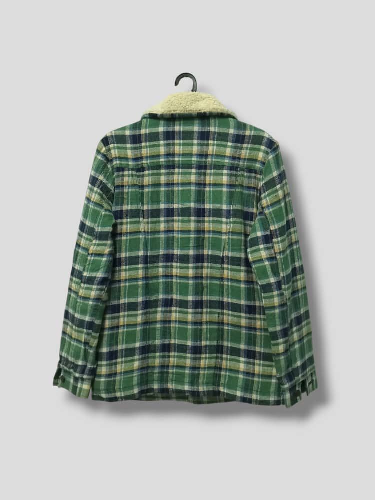 Japanese Brand × Vintage × Wrangler A01 Wrangler Sherpa Inside Button Up Jacket Size US M / EU 48-50 / 2 - 2 Thumbnail
