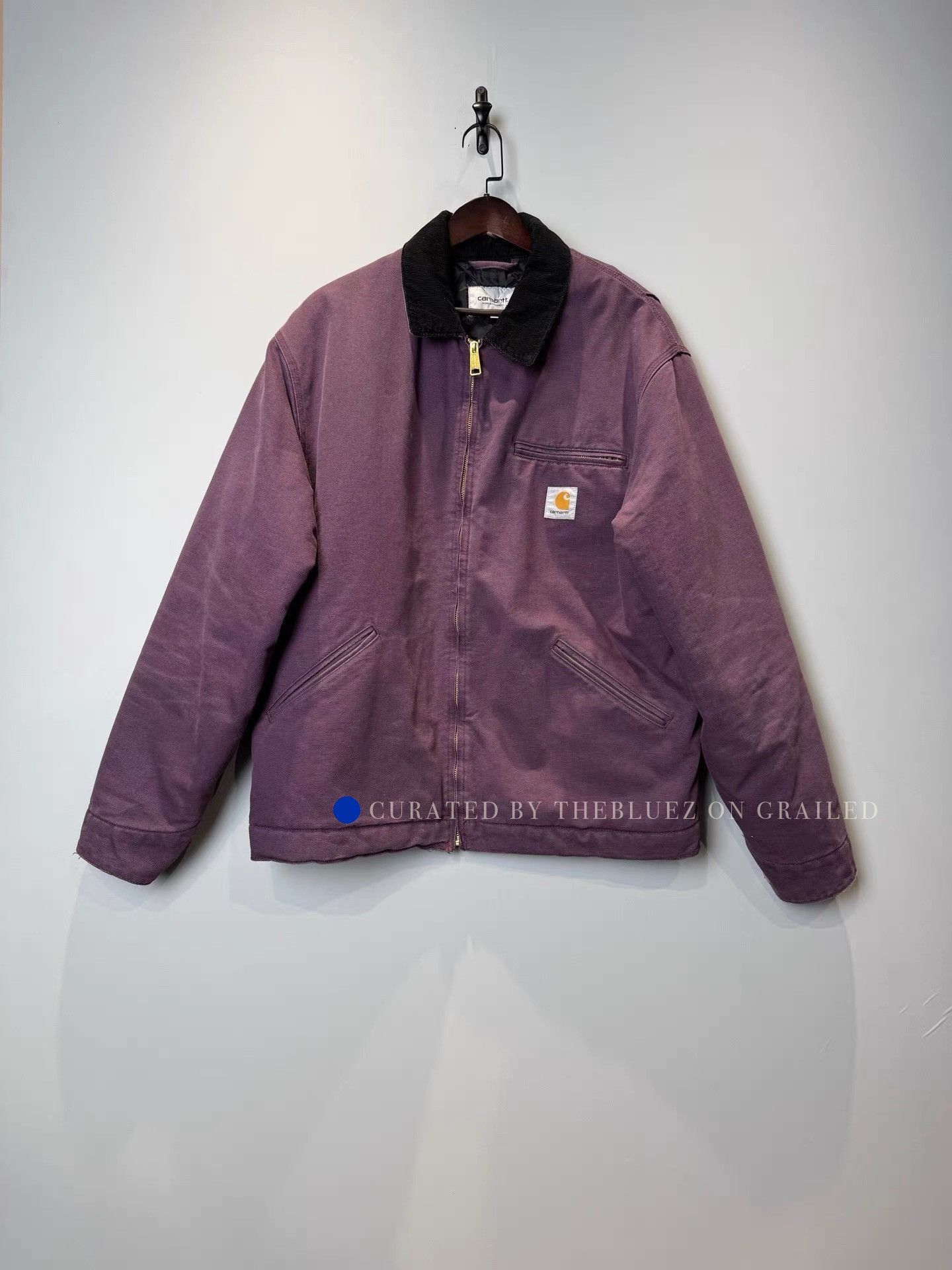 Carhartt × Streetwear × Vintage Purple Carhartt Tribal Jacket 
