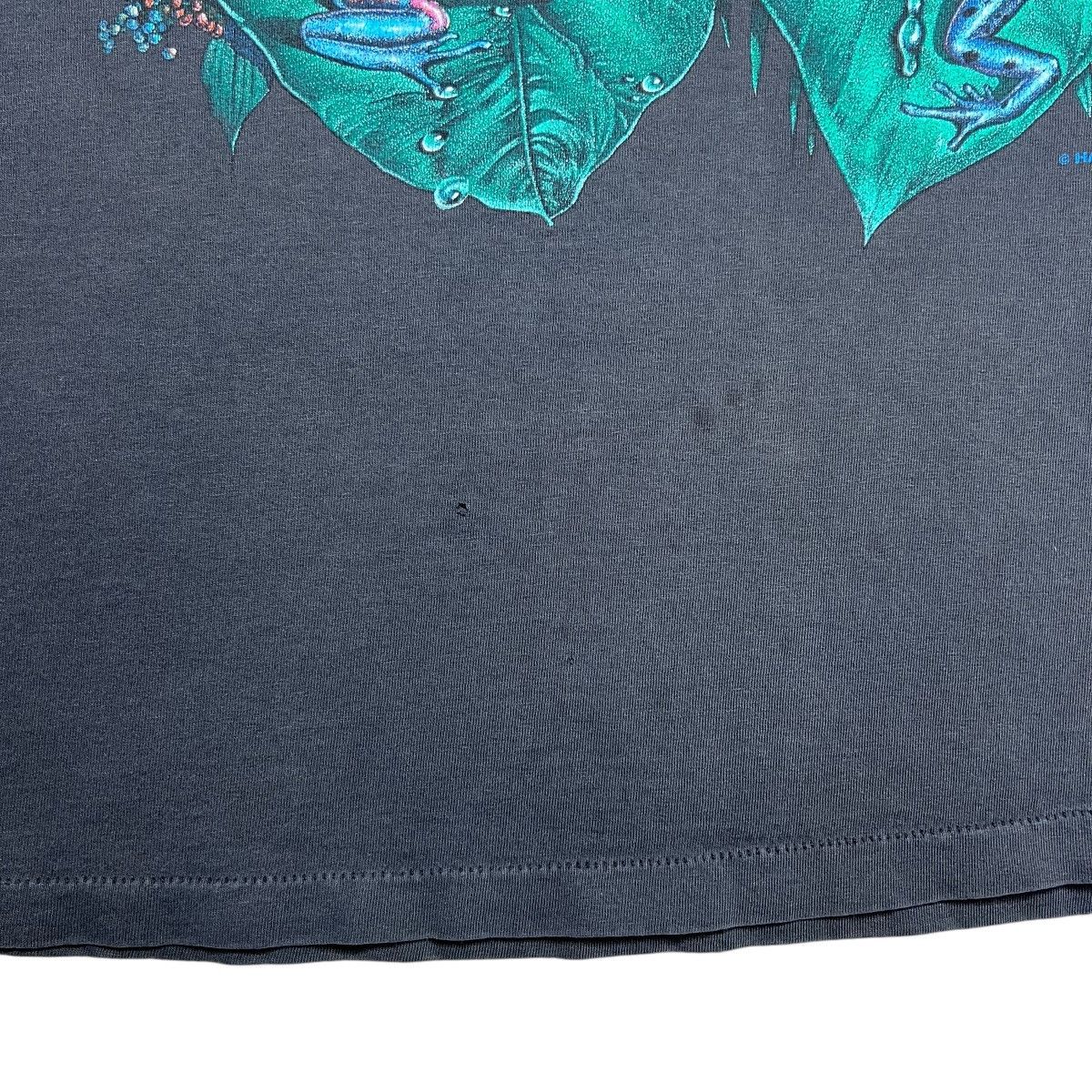 Vintage Vintage 1990s Frog Amphibian Nature Wrap Around Graphic Tee Size US XXL / EU 58 / 5 - 8 Thumbnail