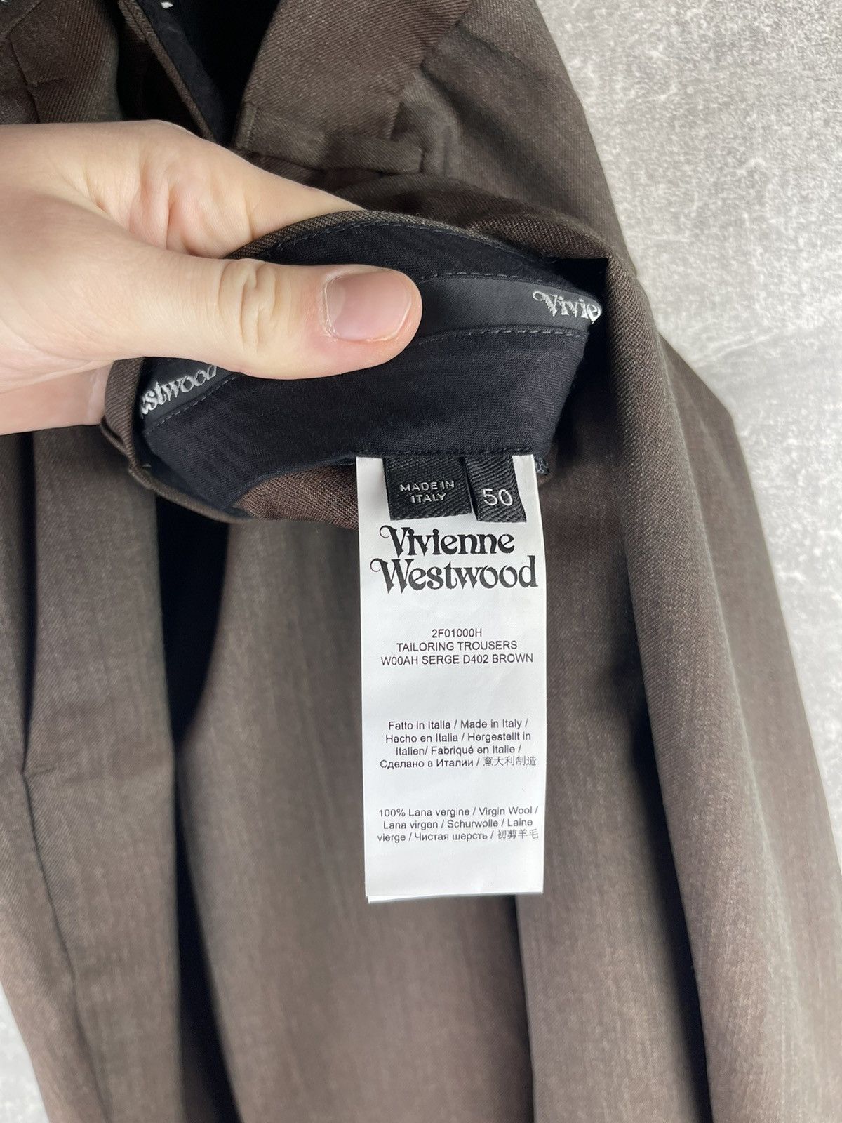 Vivienne Westwood Vivienne Westwood RAF Archive Wool Suit Brown Serge Wool Size 50R - 19 Thumbnail