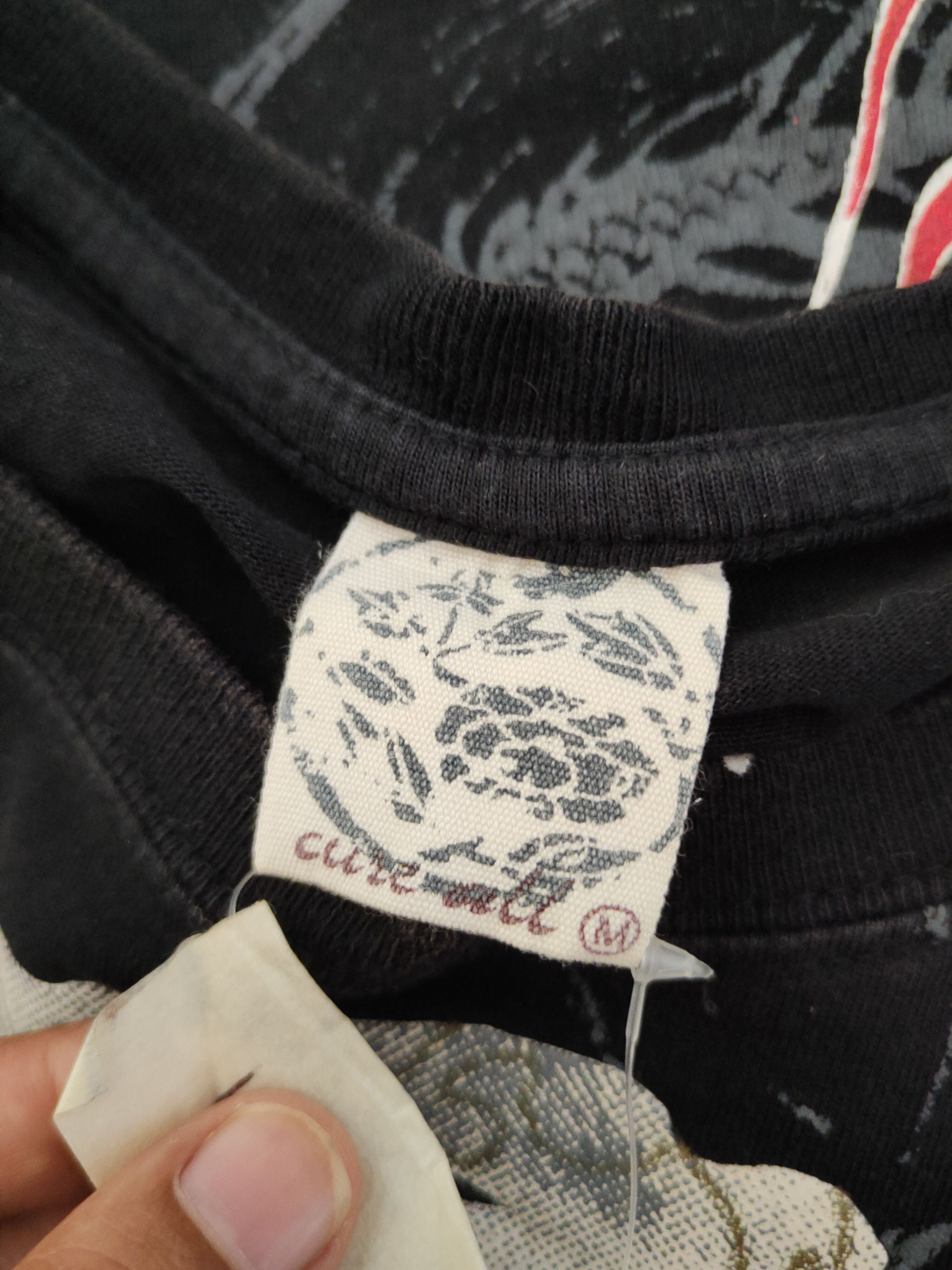 Japanese Brand DLL Cuze All Black Dragon Short Sleeve T-shirt #101 Size US S / EU 44-46 / 1 - 12 Thumbnail