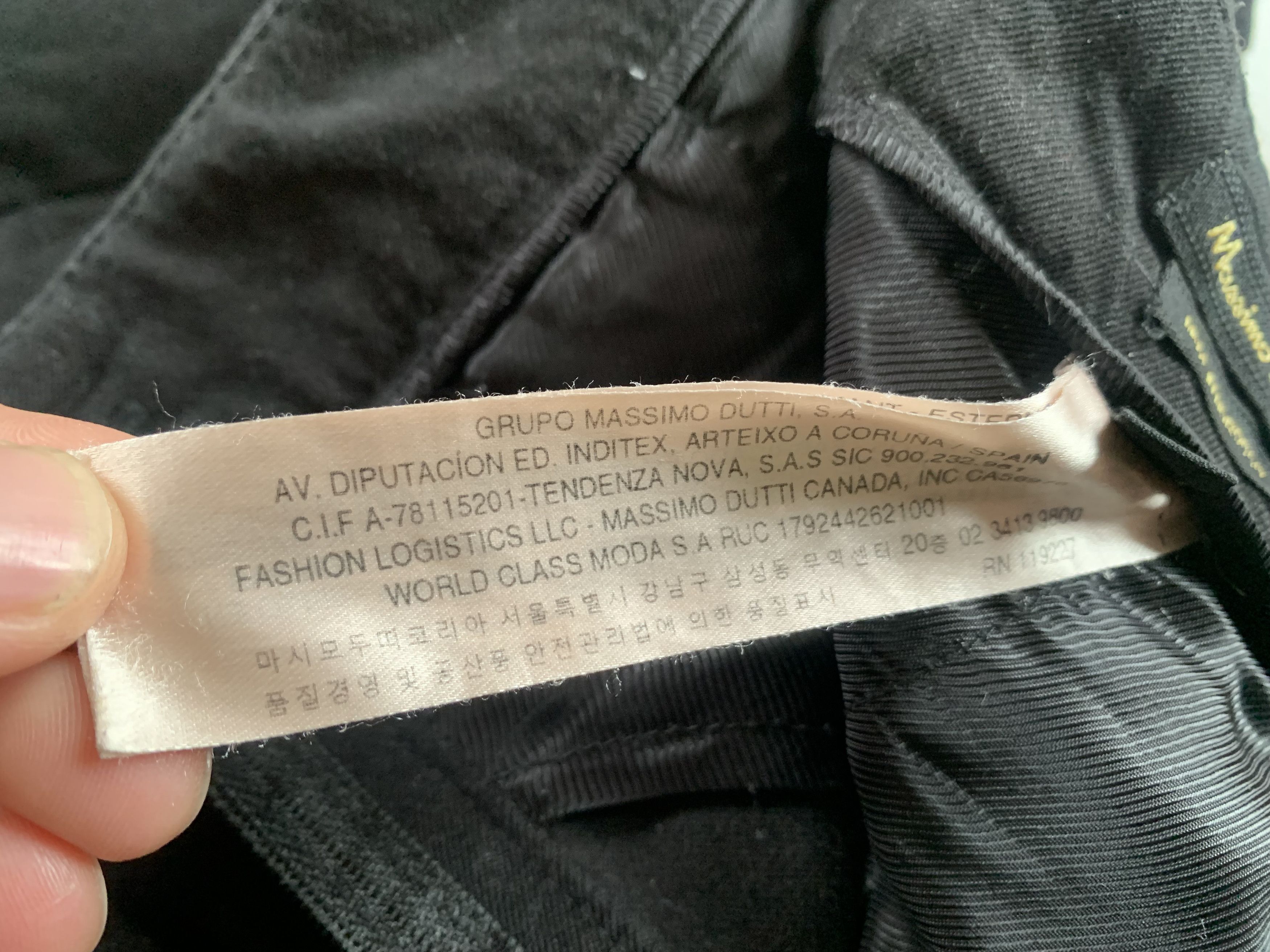 Massimo Dutti Women’s Massimo Dutti Black Slim Fit Trousers Size 26" / US 2 / IT 38 - 8 Thumbnail