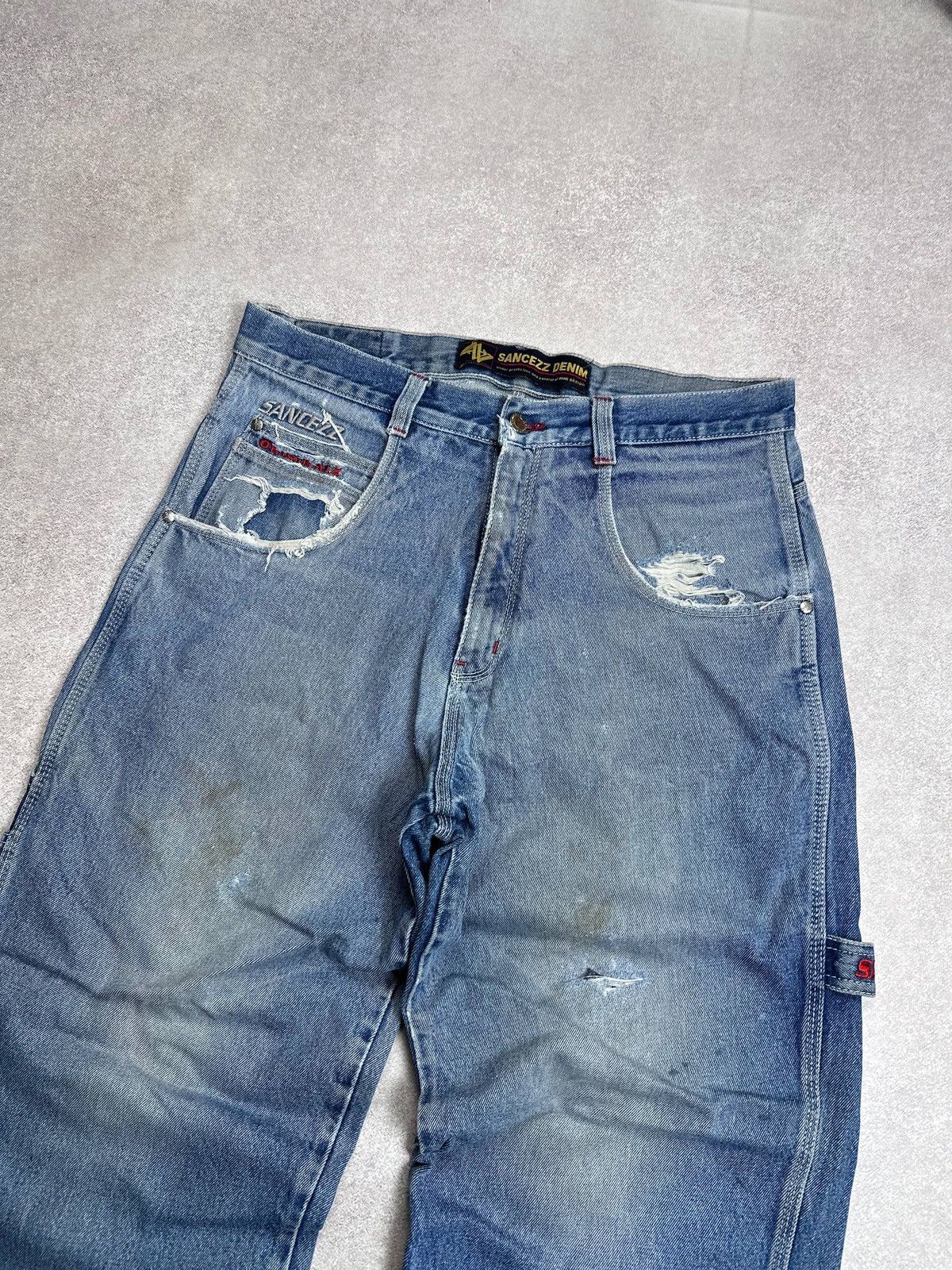 Vintage Vintage JNCO Style Sancezz Denim Y2K Carpenter Jeans Pants Size US 30 / EU 46 - 5 Thumbnail
