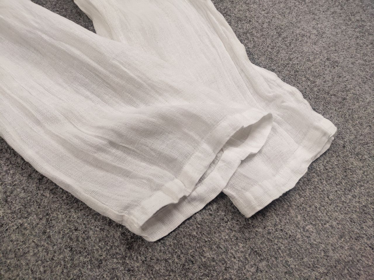 Transit Transit Par Such Design classic White Linen Trouser Pants Size 30" / US 8 / IT 44 - 8 Thumbnail