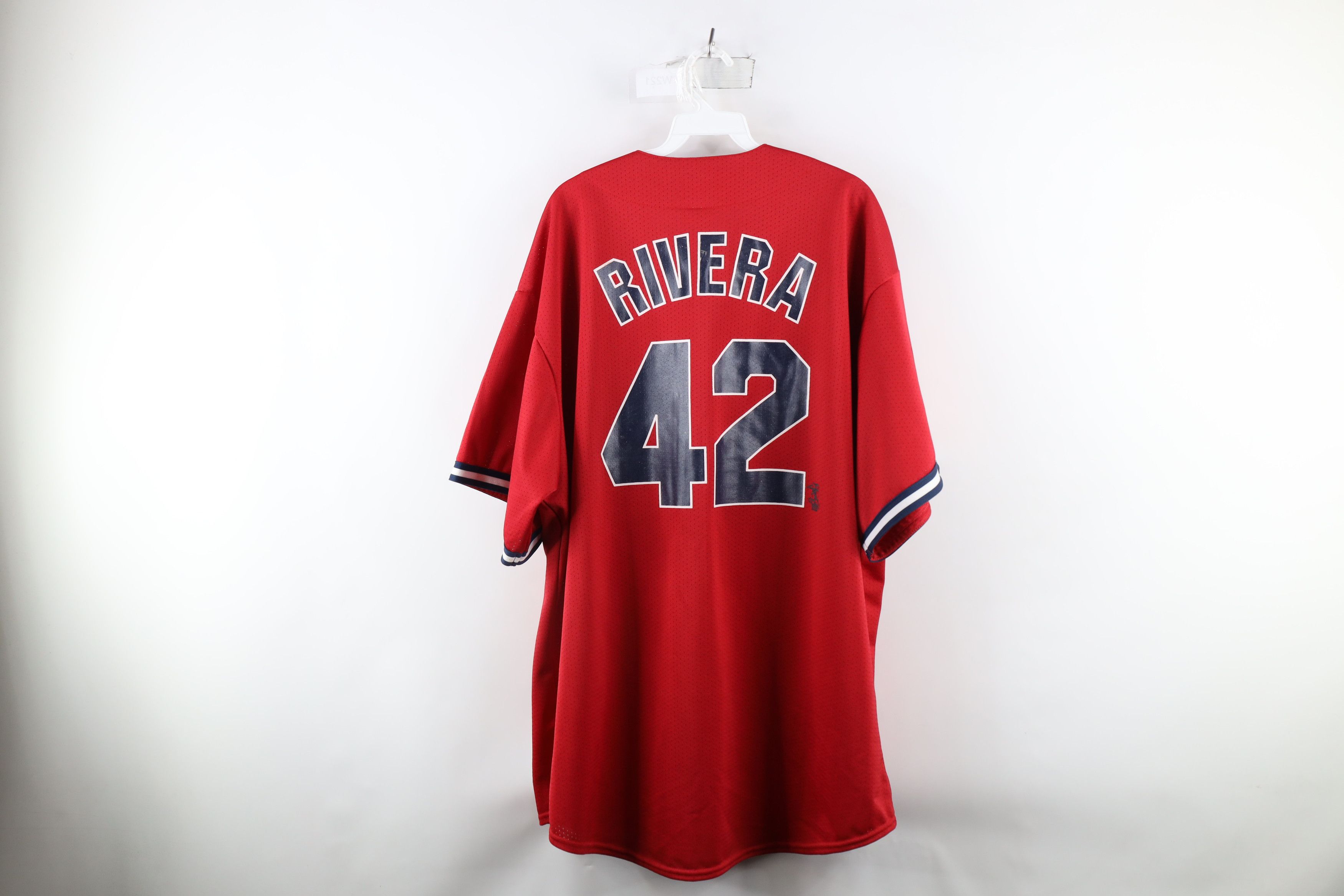 Vintage 90s Majestic New York Yankees Baseball Jersey Red