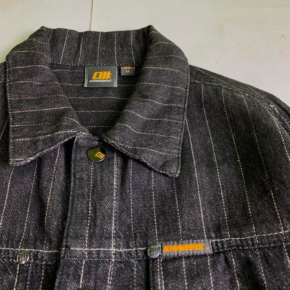 Alphanumeric Alphanumeric Wabash Jacket black Hickory Rare Size US M / EU 48-50 / 2 - 7 Thumbnail