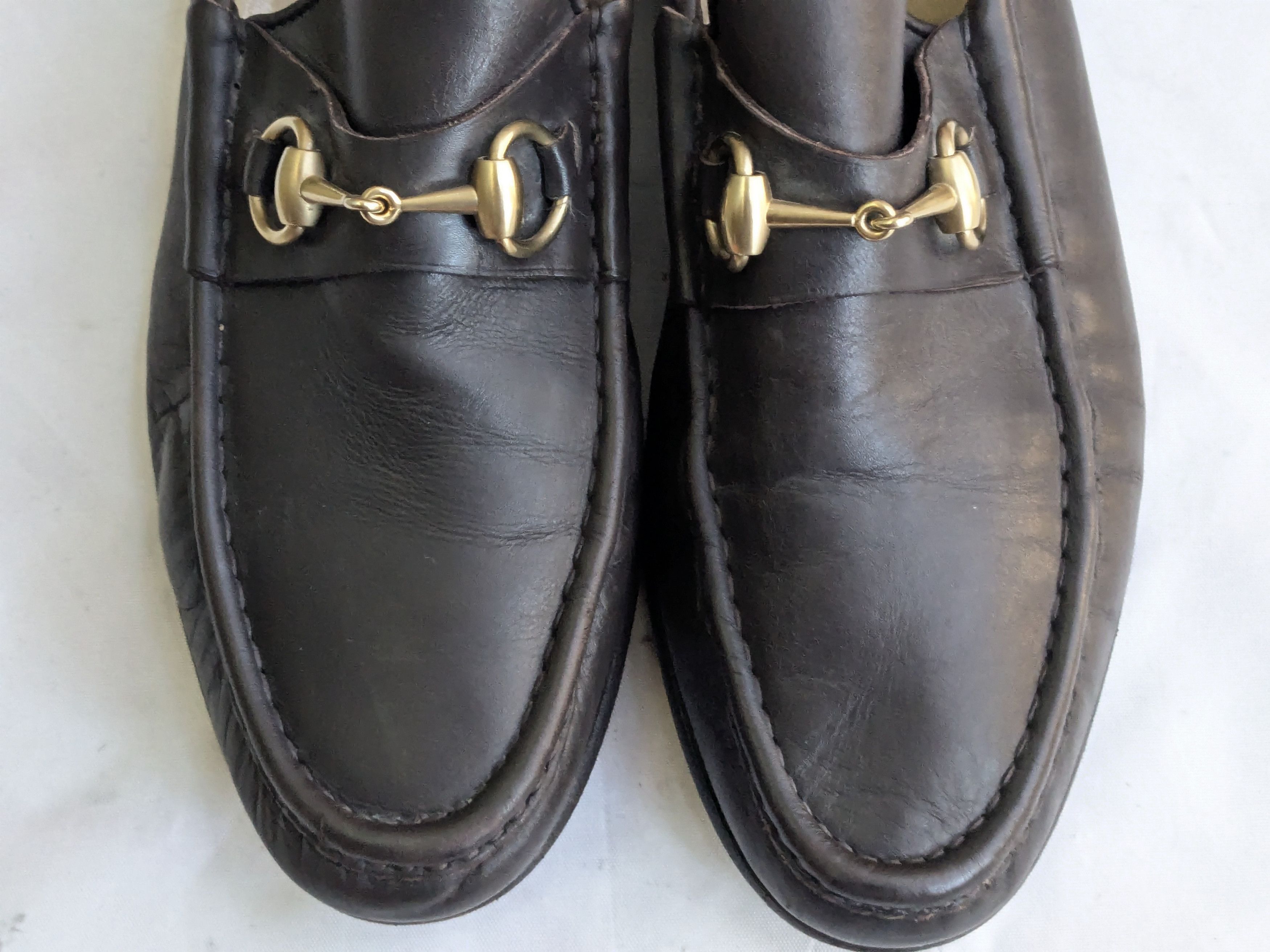 Gucci Gucci Horsebit Loafers Brown Leather 10 D Slip On Size US 10 / EU 43 - 3 Thumbnail