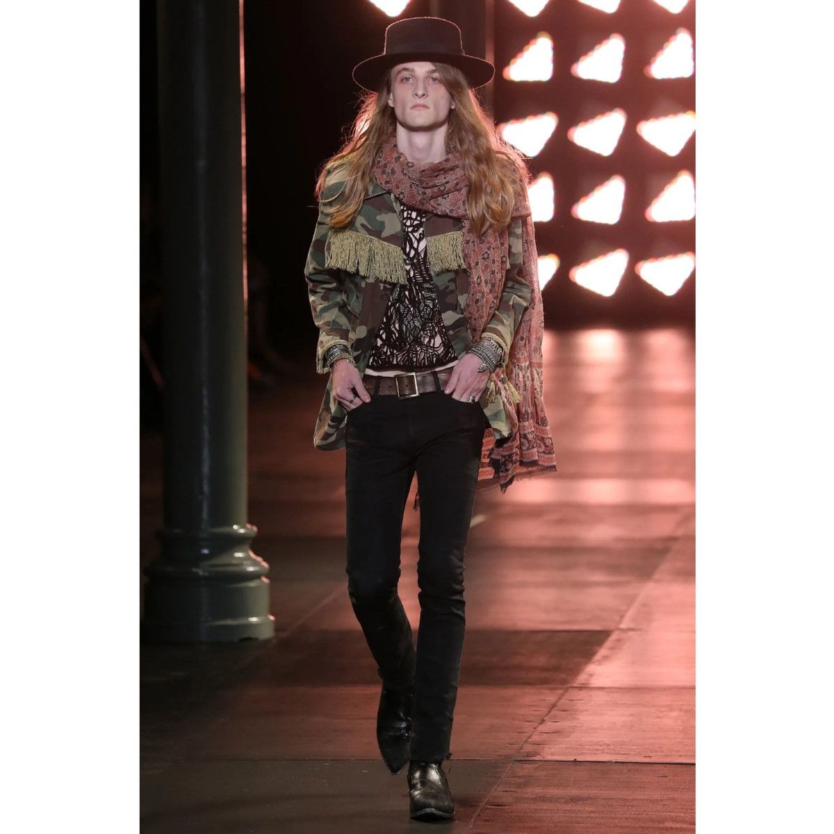Saint Laurent Paris Camo Military Jacket Size US L / EU 52-54 / 3 - 2 Thumbnail