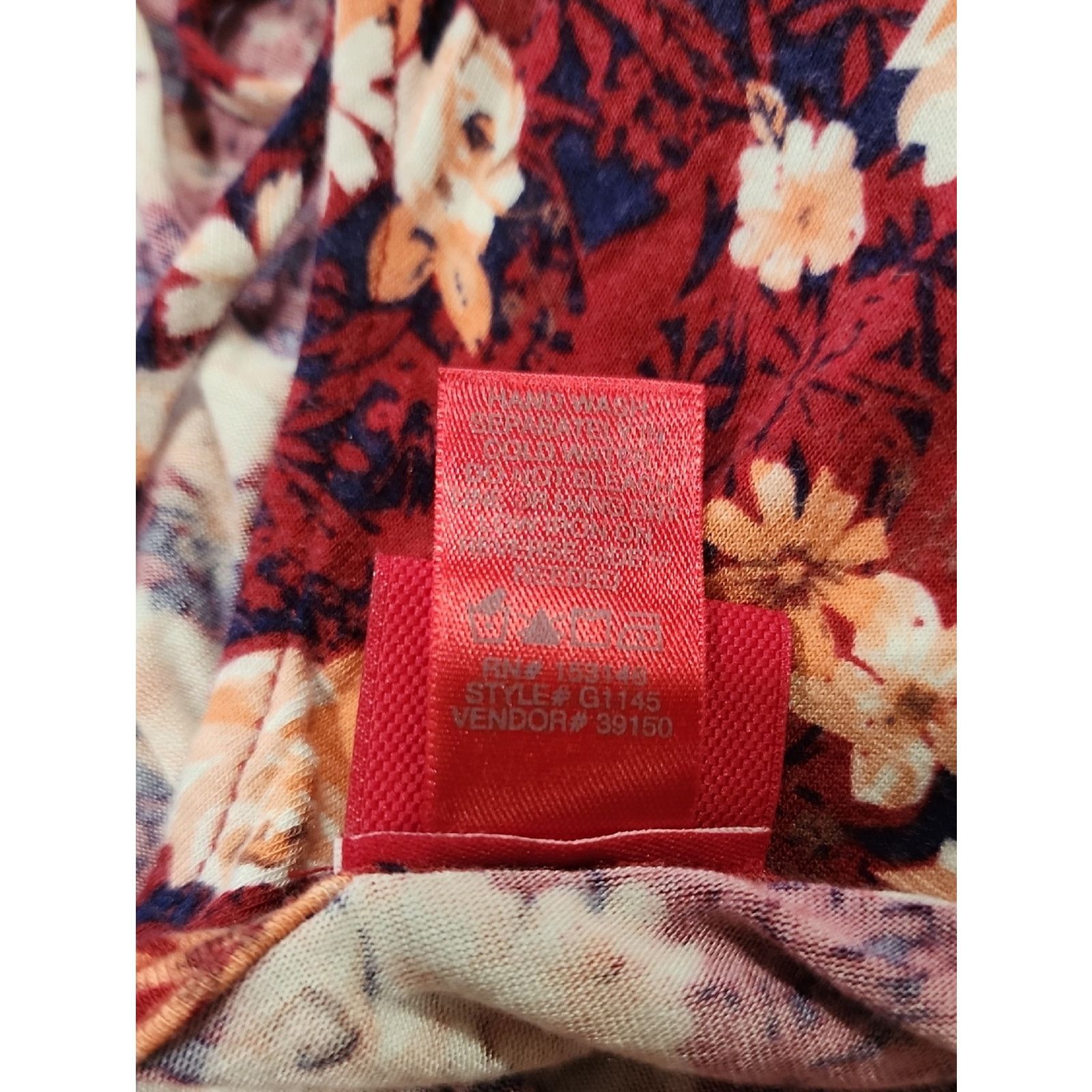 Buckle Black × Buckler Daytrip Red Floral Halter Tank Top Medium Size M / US 6-8 / IT 42-44 - 6 Thumbnail