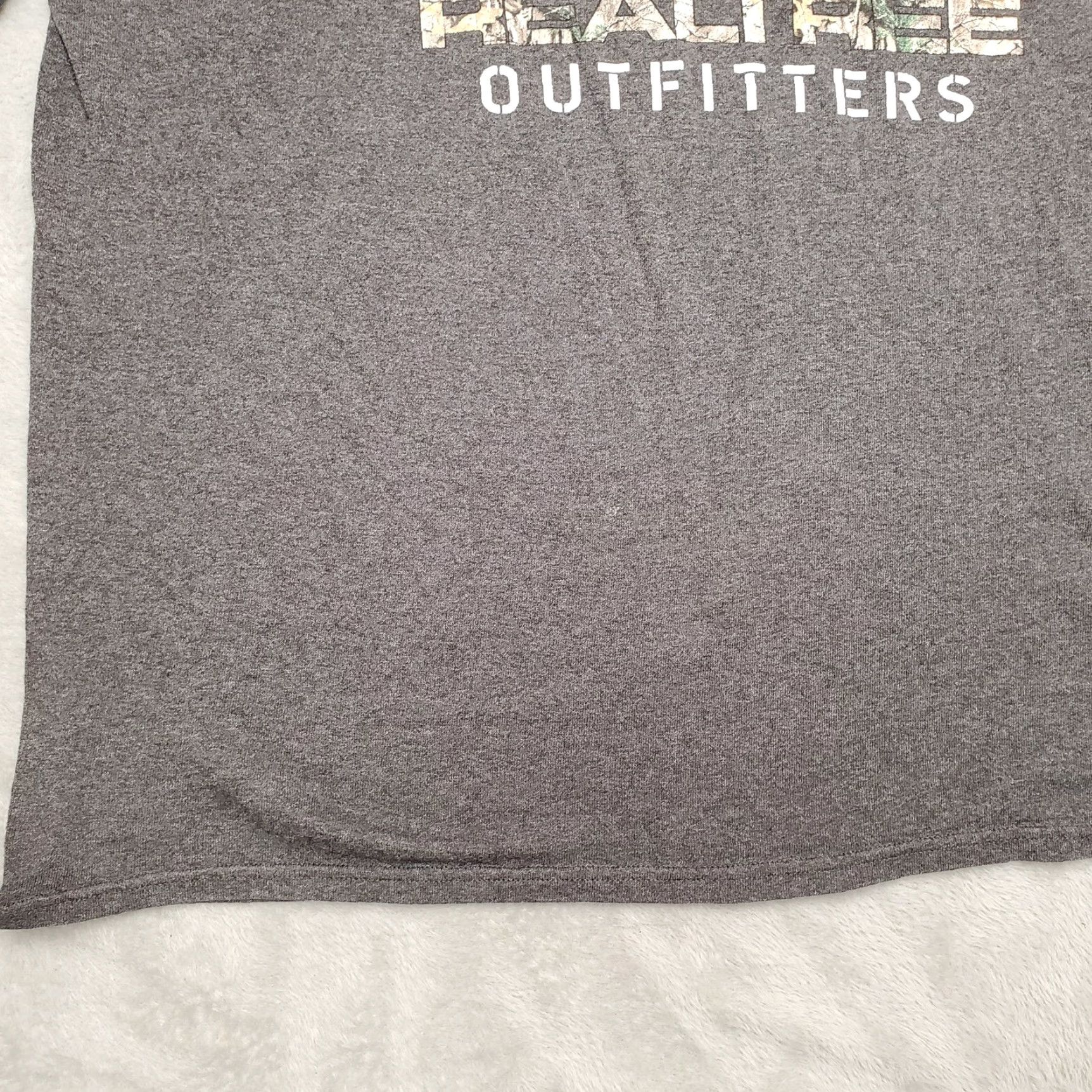 Delta Realtree Shirt Men XL Gray Short Sleeve Crewneck Camo Antler TEE Size US XL / EU 56 / 4 - 3 Thumbnail