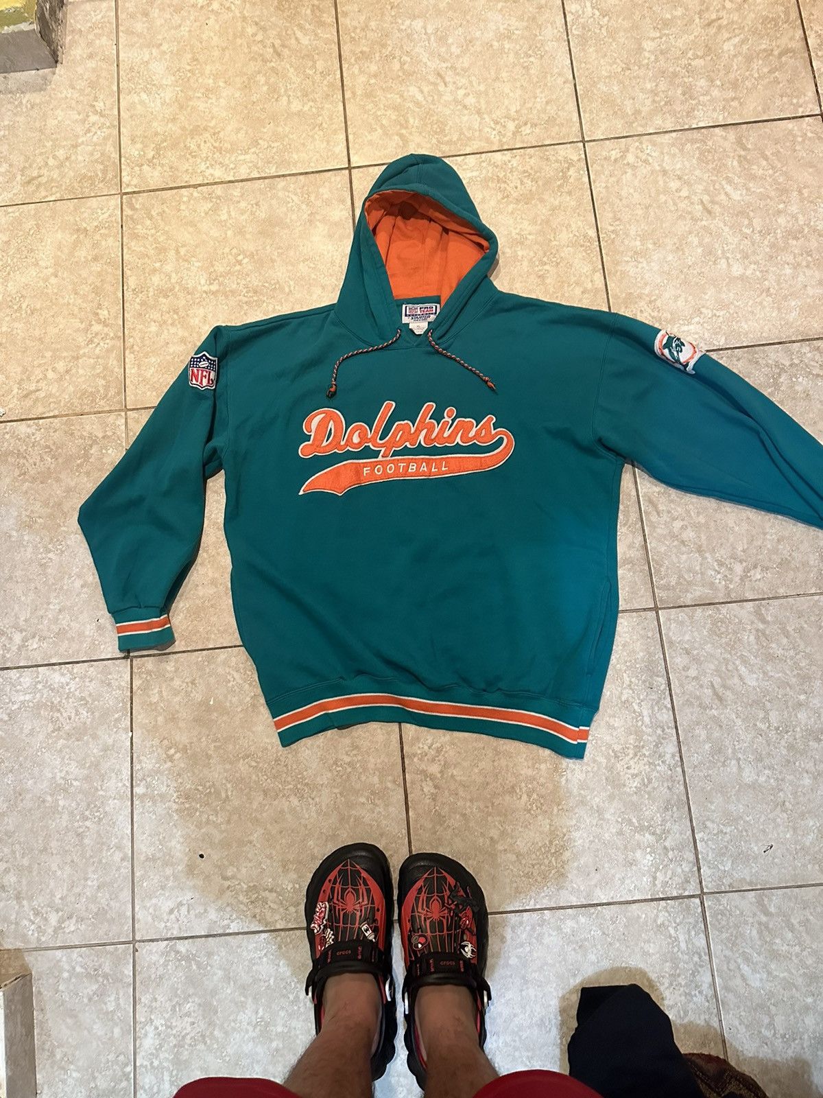 Miami Dolphins Vintage 90s Starter Sweatshirt NFL Football 