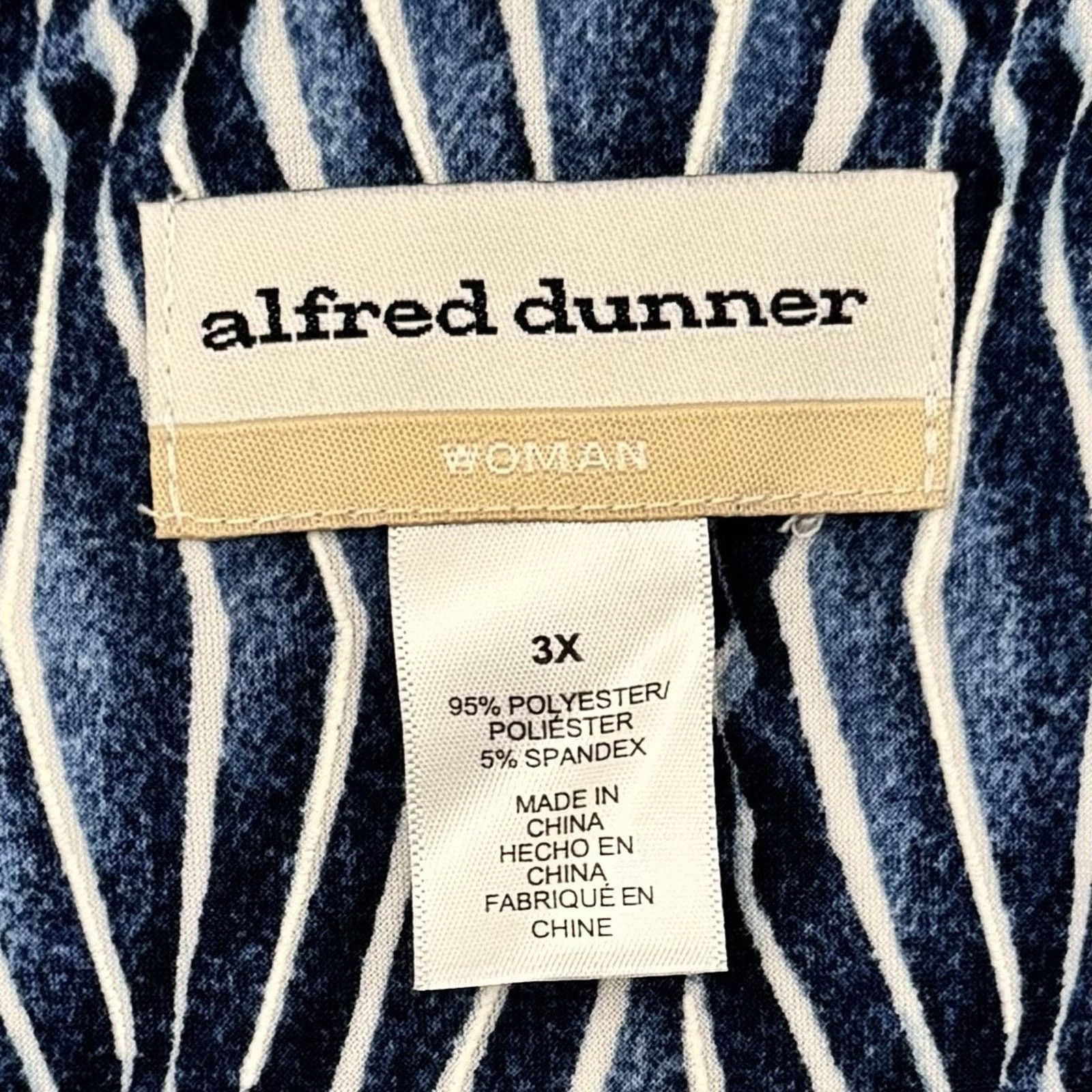 Other Alfred Dunner Blouse Womens 3X Plus Lagenlook Buckle 2010s Size 3XL / US 20-22 - 7 Thumbnail