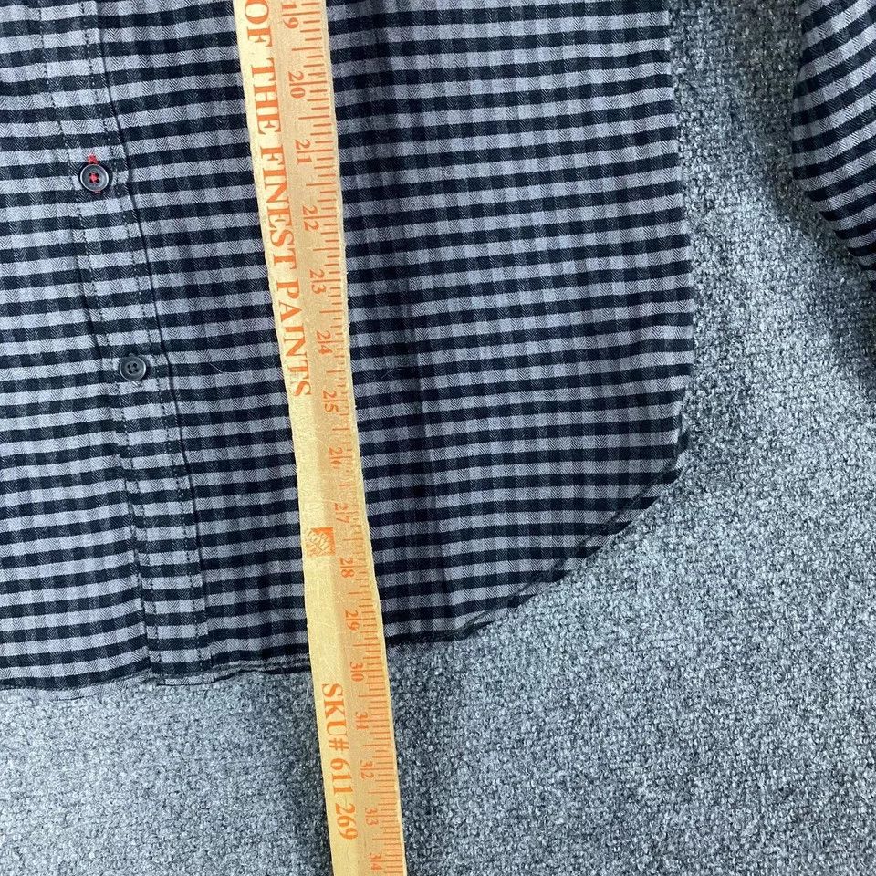 MBX MBX Shirt Men's Large Slim Fit Button Up Check Long Sleeve Size US L / EU 52-54 / 3 - 6 Thumbnail