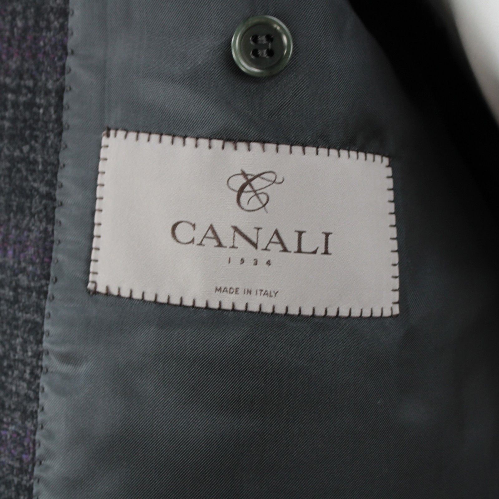Canali Canali Sport Coat Size 42 Regular US in Gray Size 42R - 7 Thumbnail