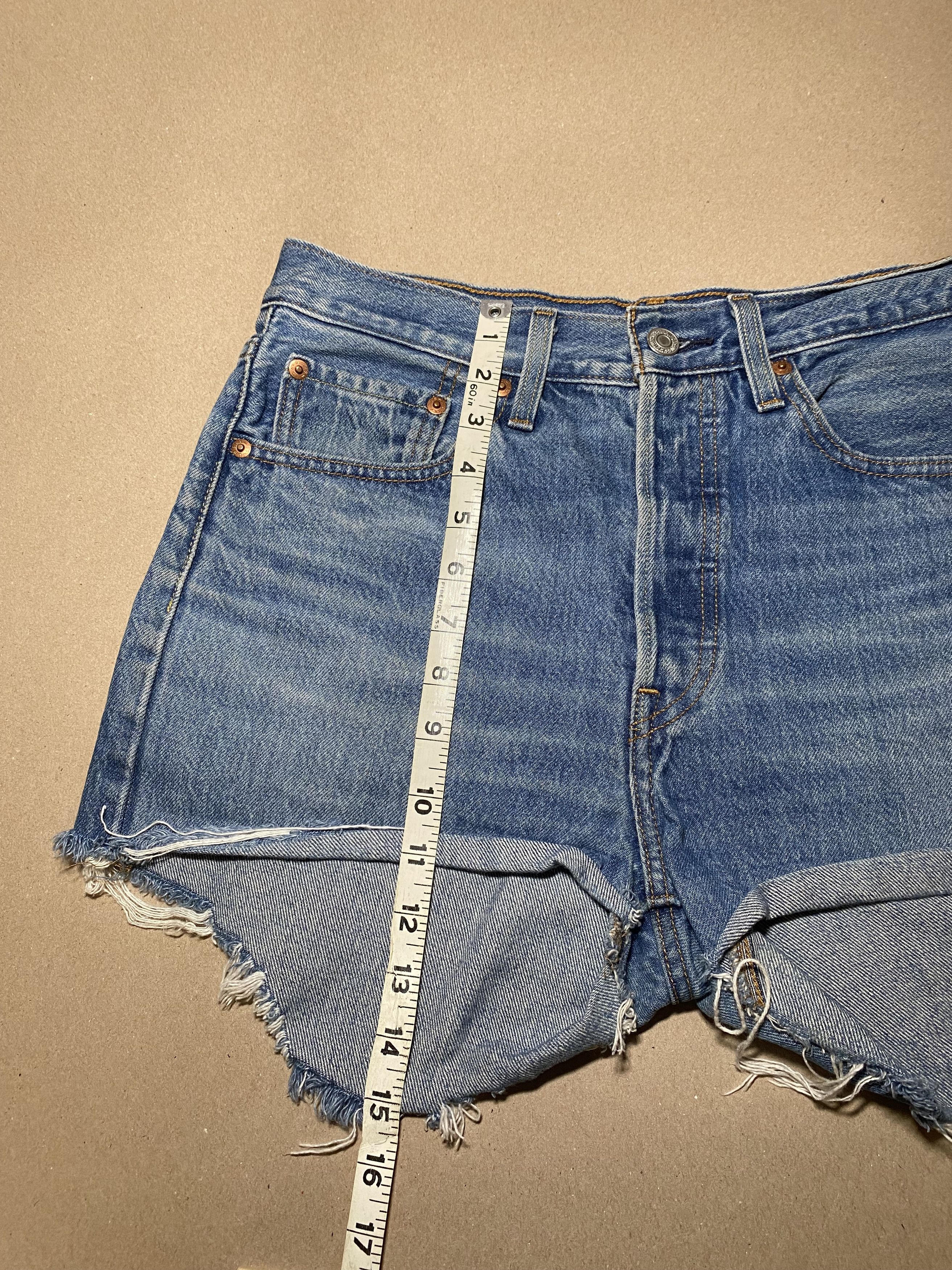 Levi's × Levi's Made & Crafted Levi’s 501 S CutOff Shorts w/ Button Fly Front Sz 28 Size 28" / US 6 / IT 42 - 4 Thumbnail