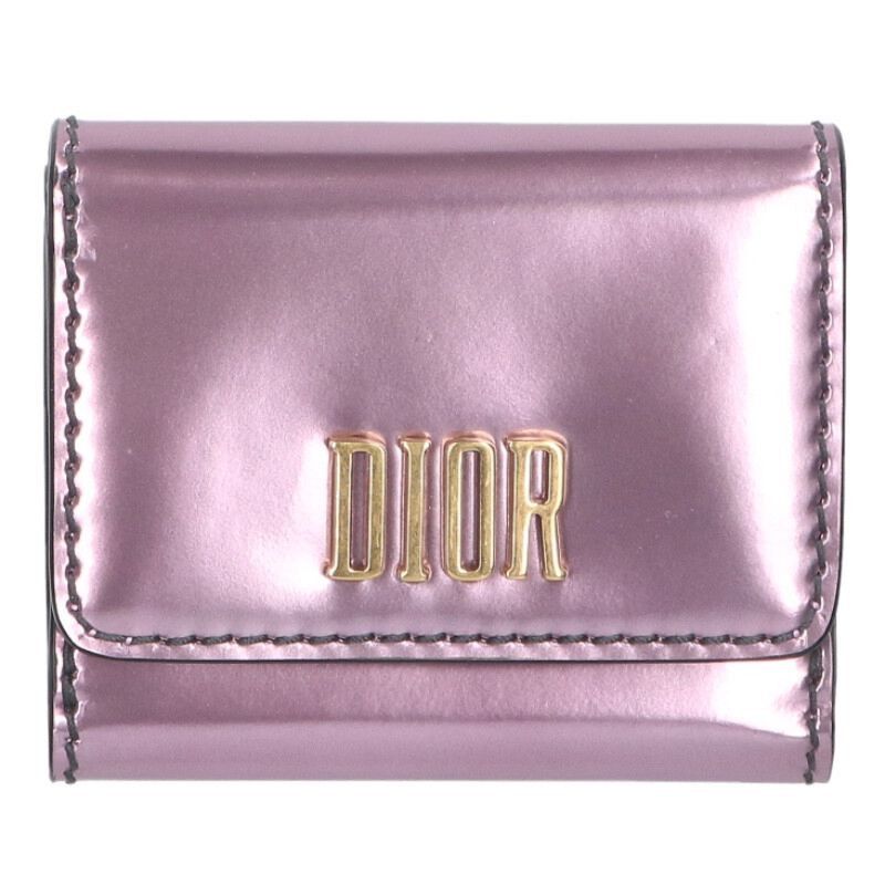 Dior 🔴 Dior Trotter Bow Trifold Wallet - Pink | Grailed