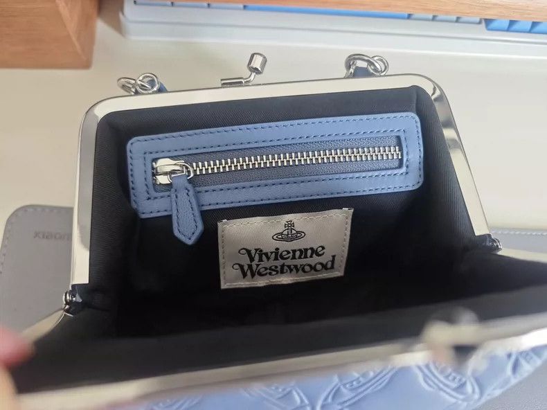 Vivienne Westwood Vivienne Westwood size os Blue Sheepskin Bag Size ONE SIZE - 7 Thumbnail