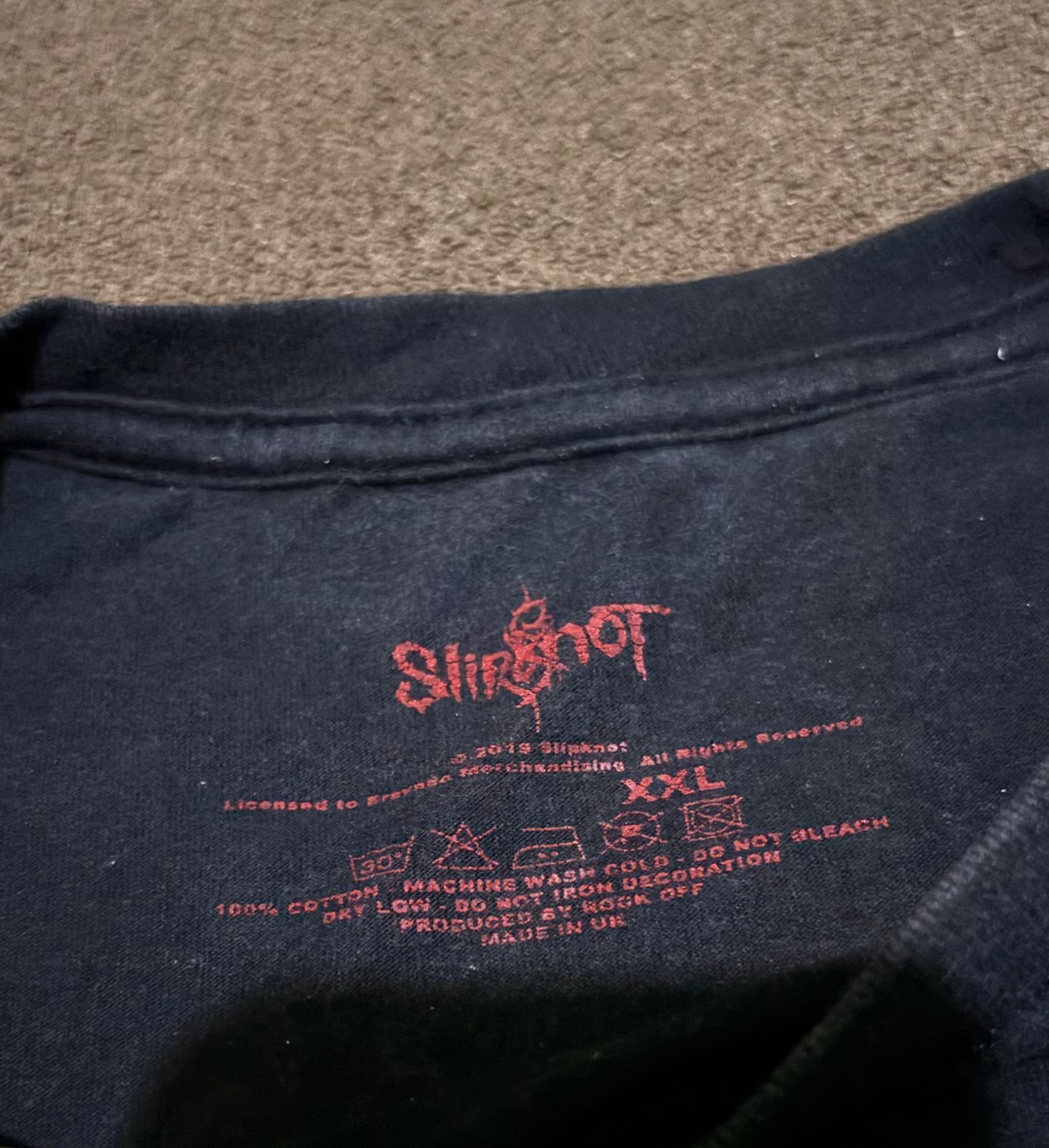 Band Tees Slipknot Shirt,Marilyn Manson,korn,ratm Size US XXL / EU 58 / 5 - 4 Thumbnail