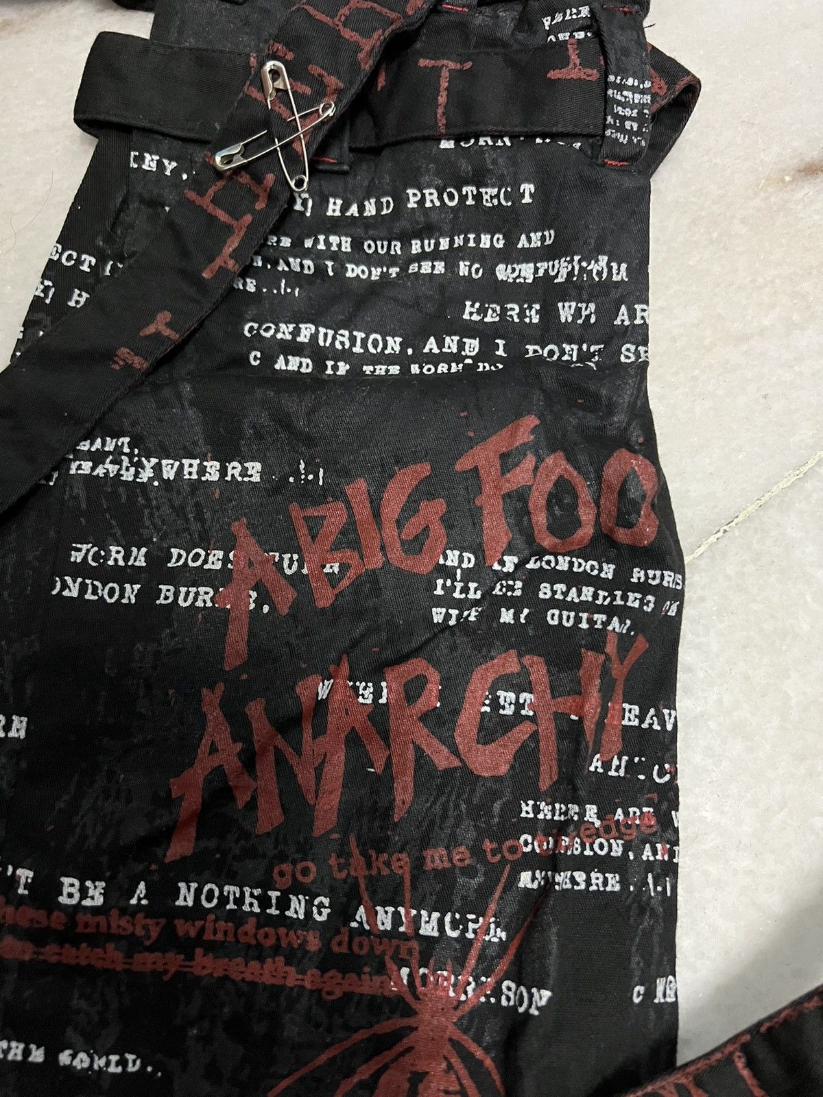 Japanese Brand VINTAGE H.ANARCHY FULL PRINT BONDAGE PUNK PANTS RARE Size US 28 / EU 44 - 14 Thumbnail