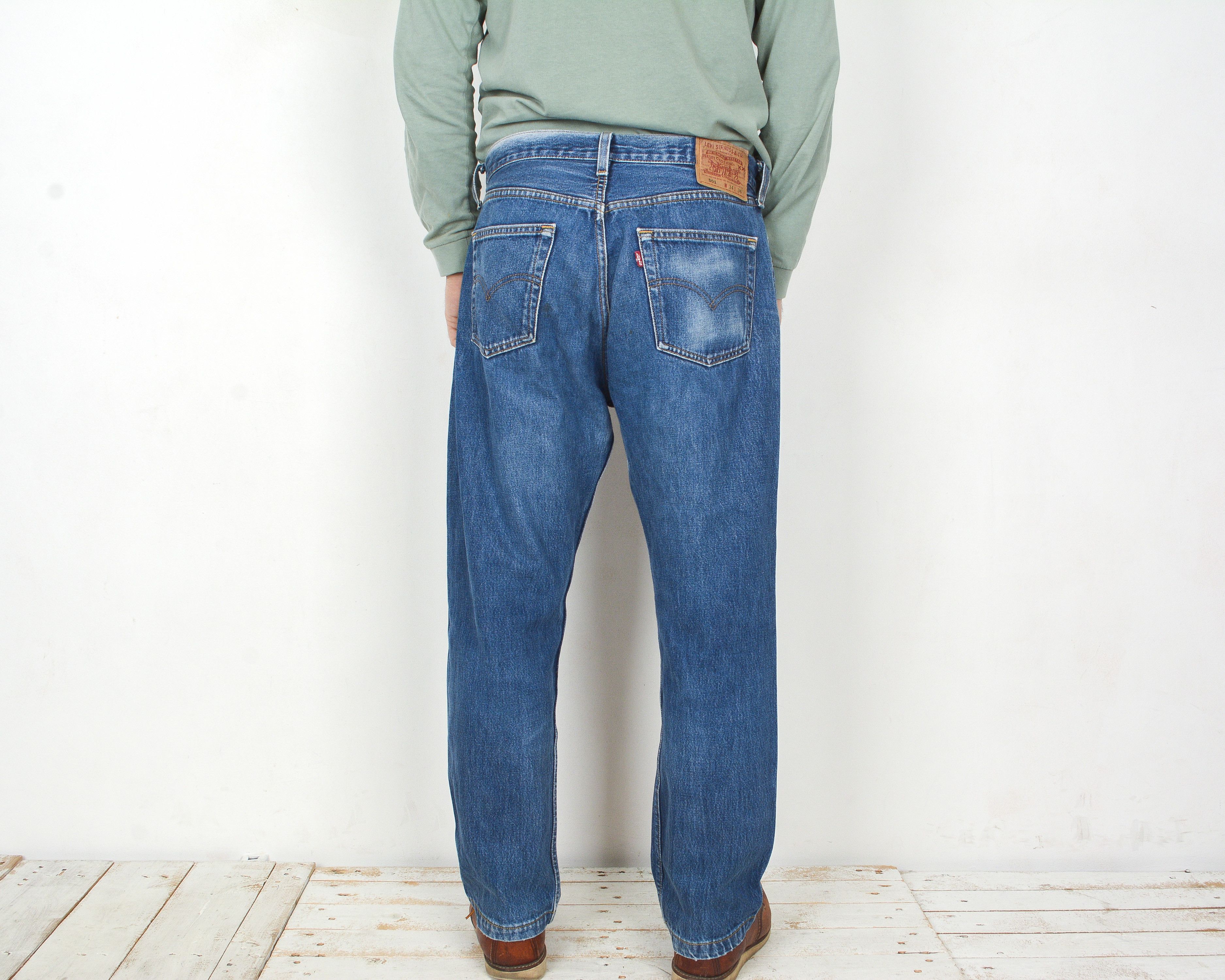 Levi's × Levi's Vintage Clothing LEVI'S for Women 501 Blue W34 made in USA 2001 Jeans Denim Size 34" / US 12 / IT 48 - 4 Thumbnail