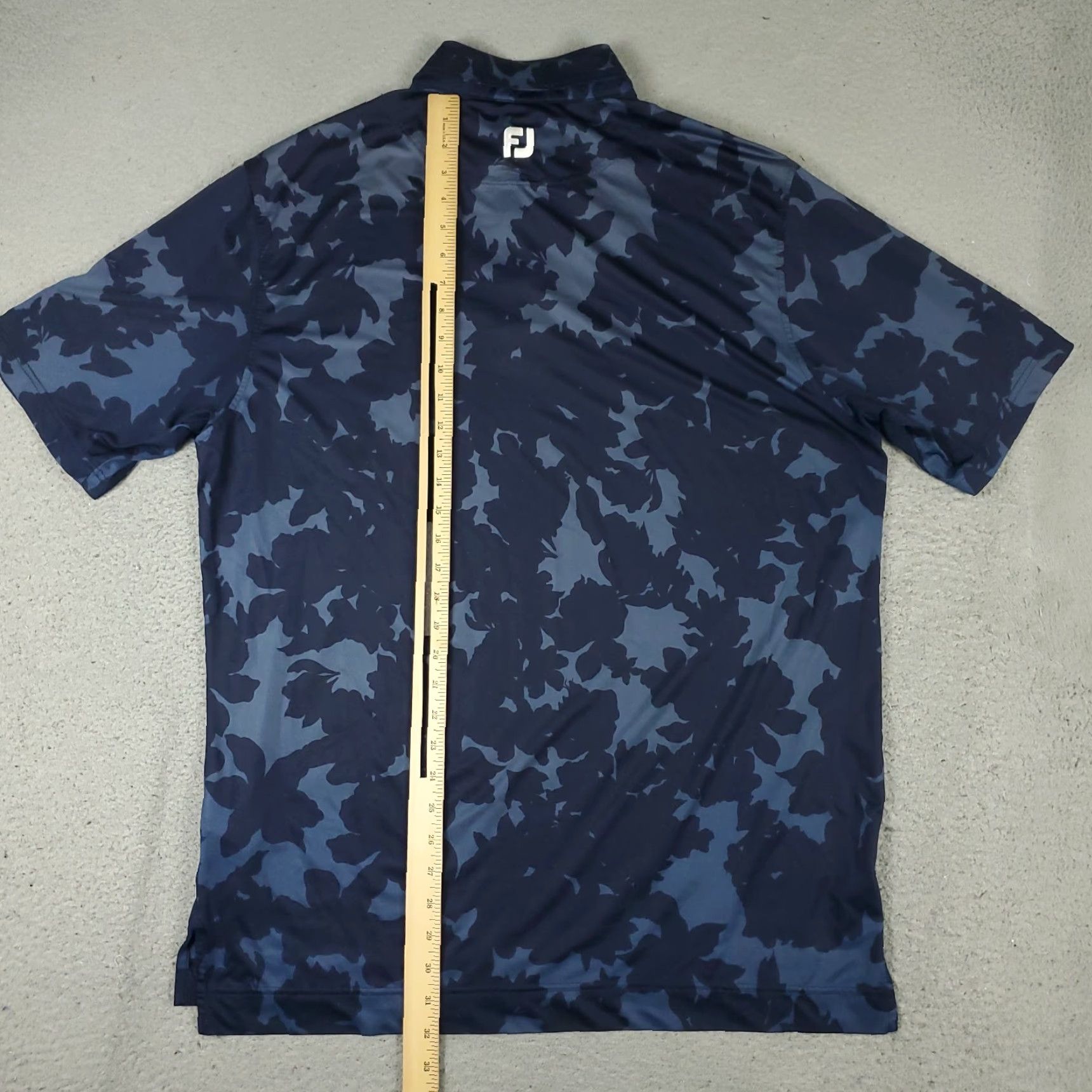Footjoy FJ FootJoy Polo Shirt Mens Large Blue Fort Lauderdale Golf Casual Short Sleeve Polo Size US L / EU 52-54 / 3 - 4 Thumbnail