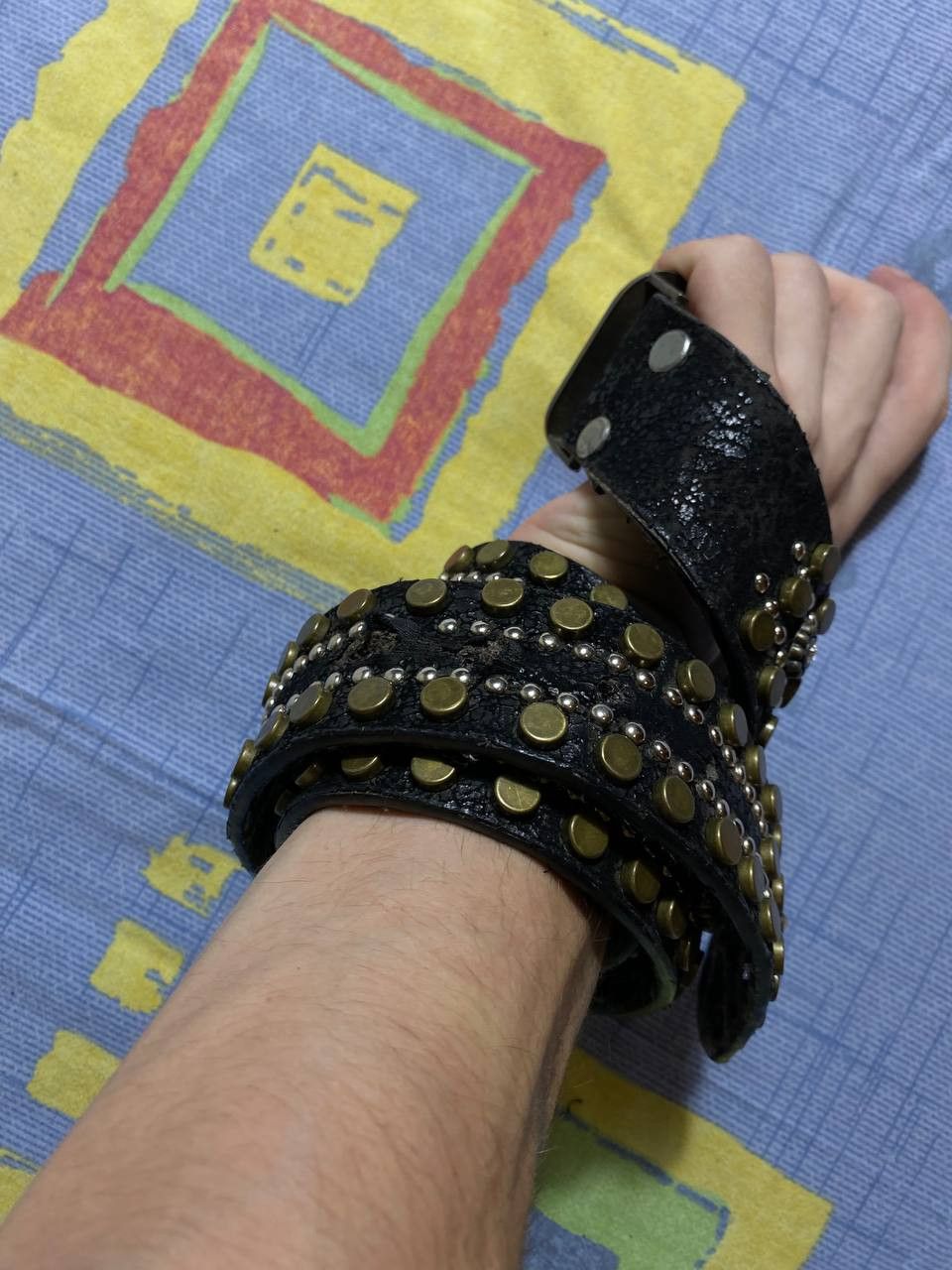 Japanese Brand Y2K Vintage Belt Punk Stars Japanese Hysteric Glamour Style Size ONE SIZE - 3 Thumbnail