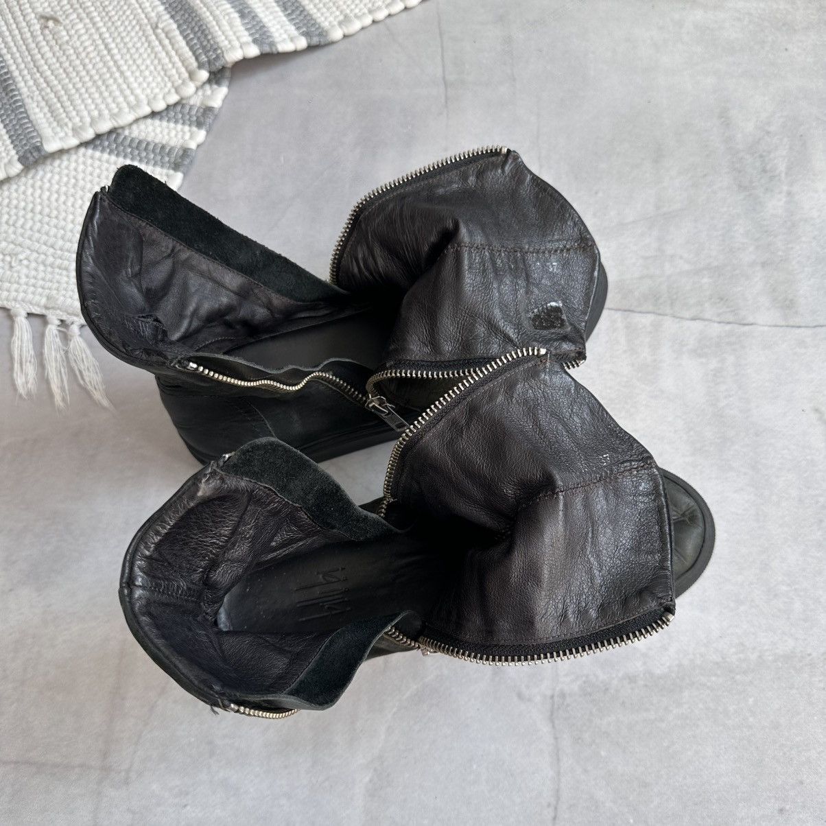 Dirk Bikkembergs Gothic Zipper Sneakers Inspired Guidi Cinzia Araia Vibe Size US 7 / IT 37 - 10 Thumbnail