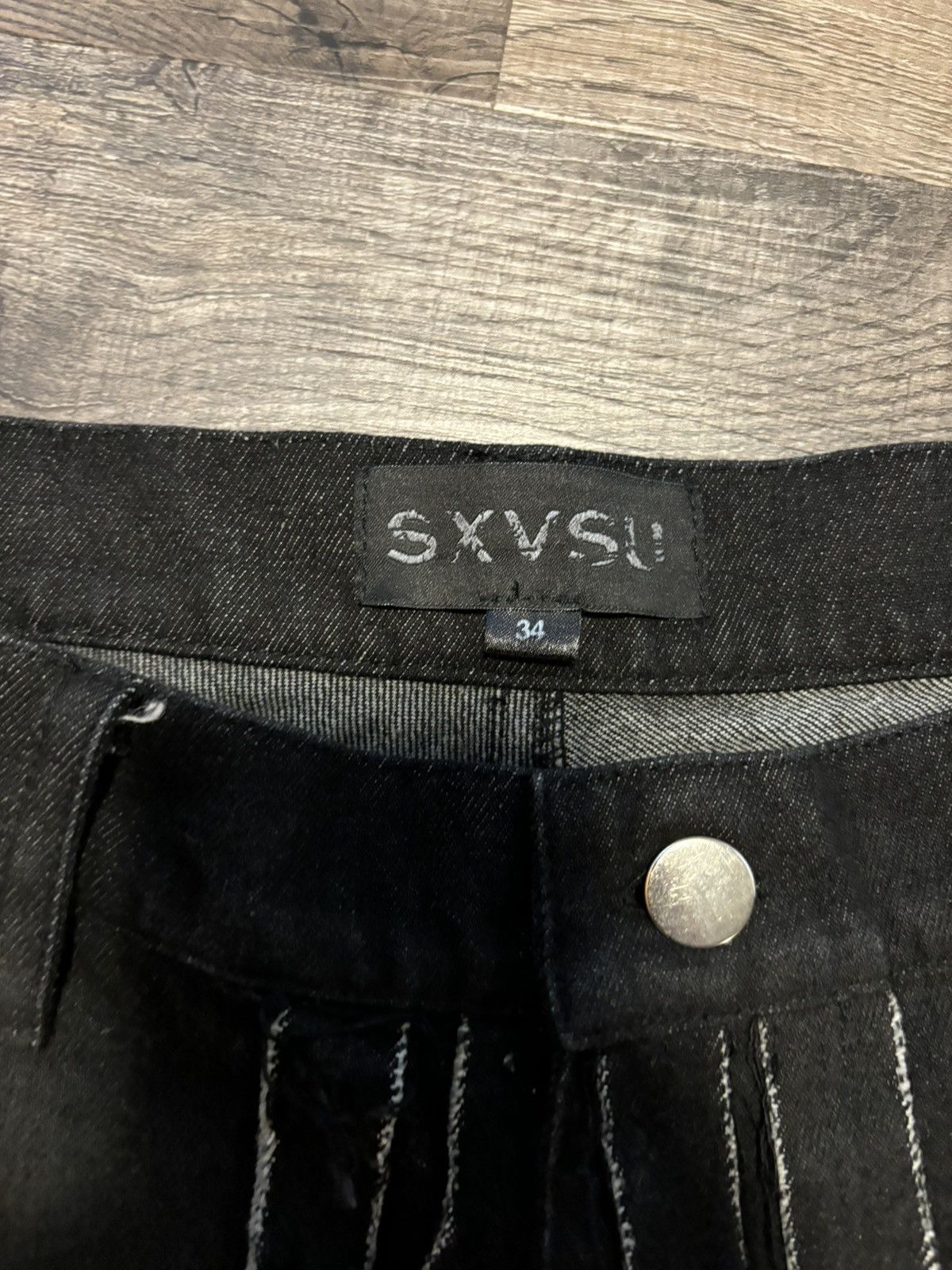 Designer Sxvsu Cruce zip denim Size US 34 / EU 50 - 3 Thumbnail