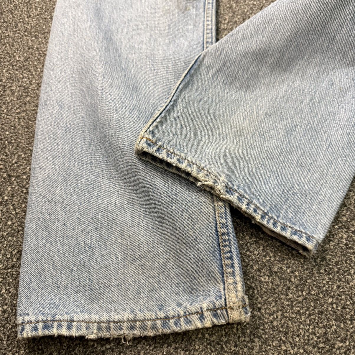 Levi's 🔥🇯🇵 Vintage Y2K Levis 501 Distressed Denim Size US 32 / EU 48 - 6 Thumbnail