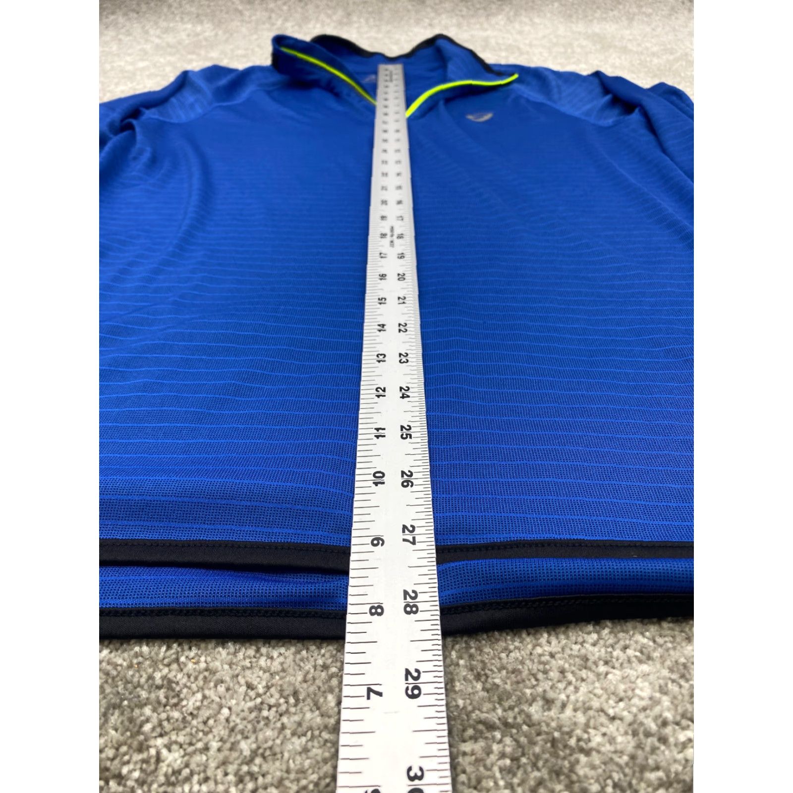 Asics ASICS Base Layer Pullover Top Mens Medium 1/4 Zip Blue Active Wicking Running Size US M / EU 48-50 / 2 - 6 Thumbnail