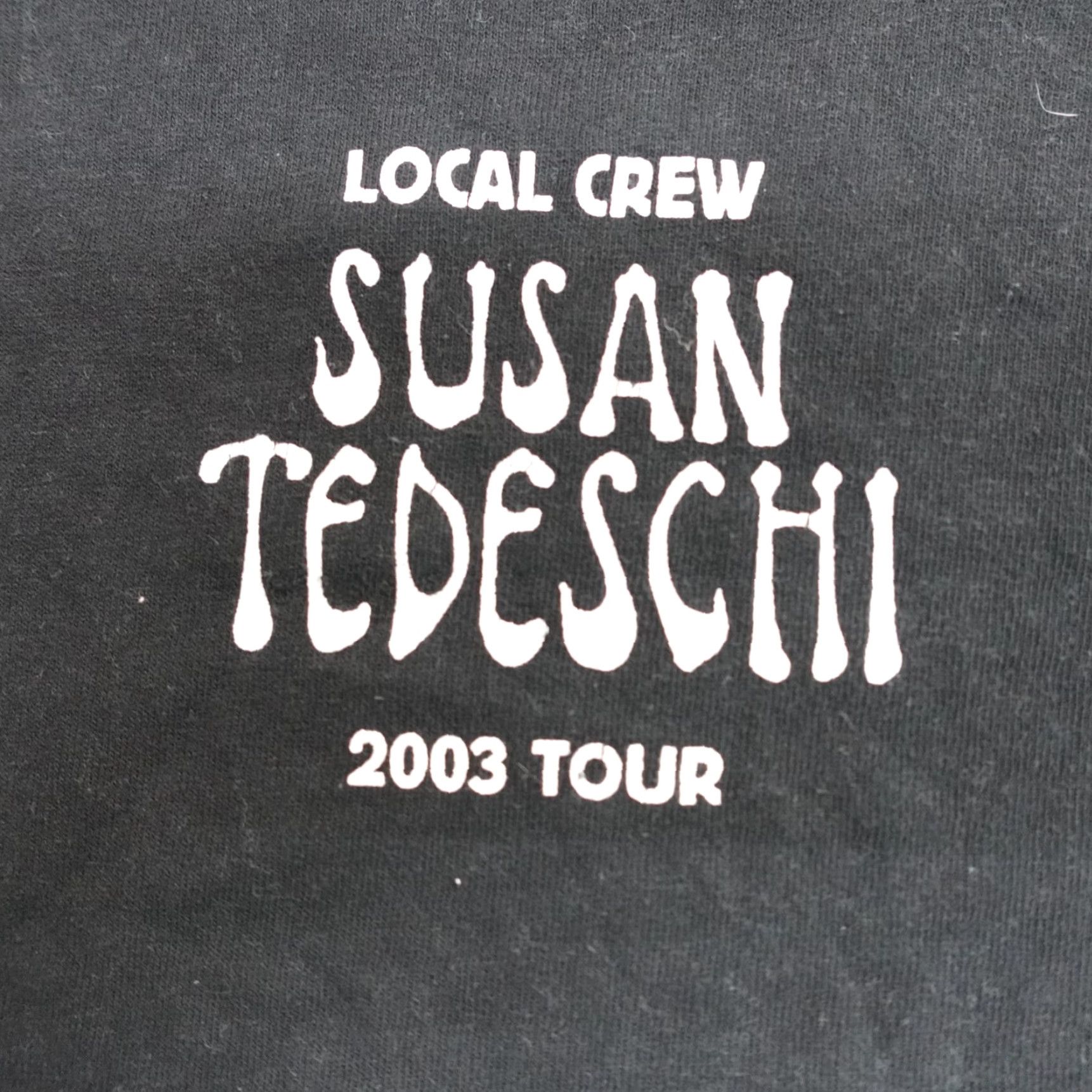 Vintage Vintage Susan Tedeschi Shirt XL Black 2003 Tour Local Crew Shirt Men XL Black Band Tee Size US XL / EU 56 / 4 - 2 Thumbnail
