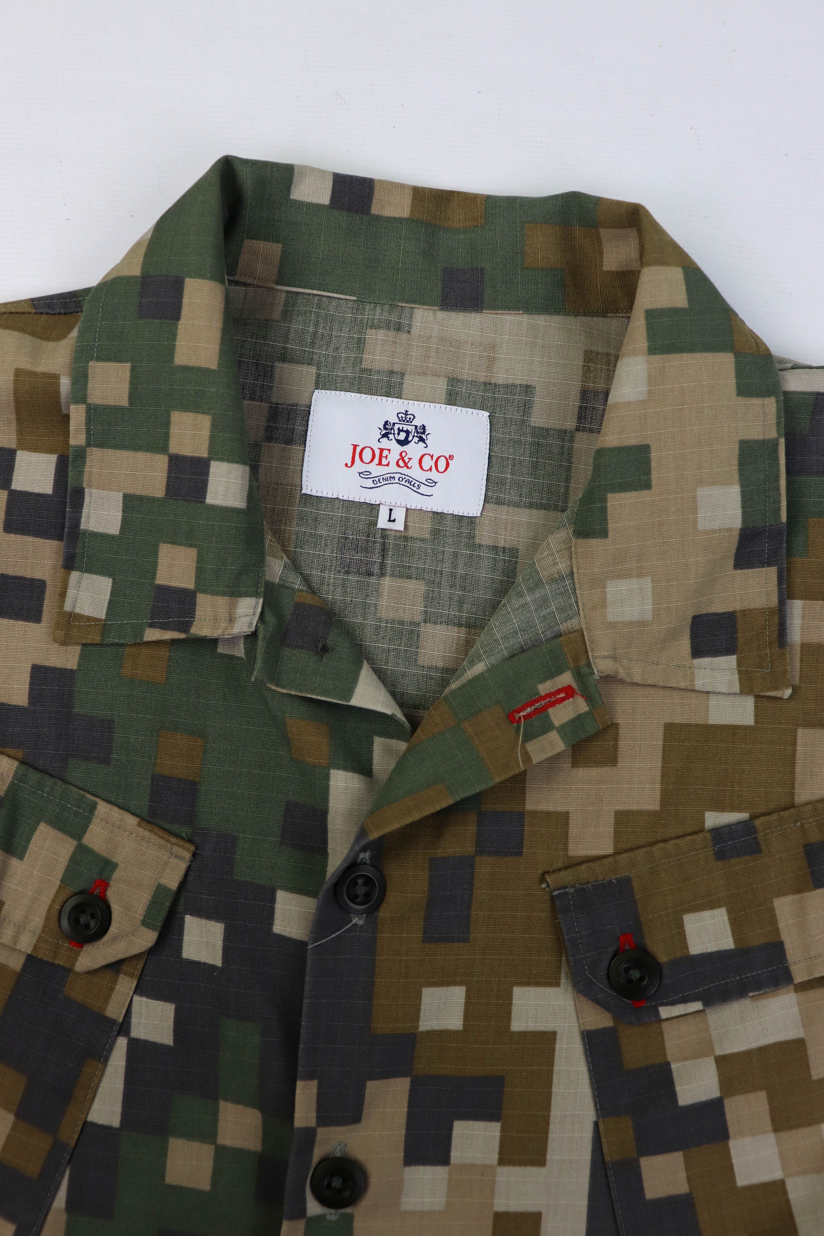 Other Joe & Co Handcraft Multicolor Pixel Camo Light Field Jacket Size US L / EU 52-54 / 3 - 9 Thumbnail