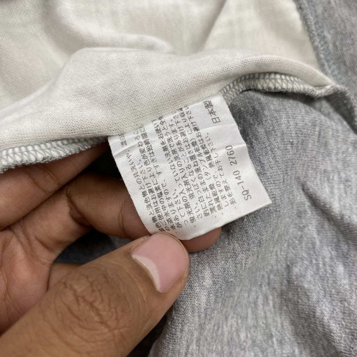 Burberry 1990s Vintage Burberrys London Nova Check Grey Long Sleeve Size US L / EU 52-54 / 3 - 9 Thumbnail
