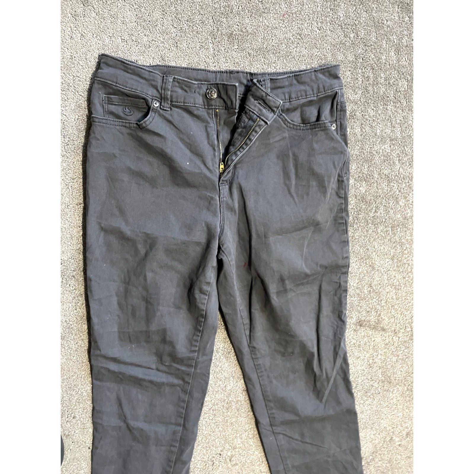 Gloria Vanderbilt Gloria Vanderbilt Jeans Women Slim Tapered 10 30x28 Gray Denim Cotton Spandex Classic 1990s? Size 32" / US 10 / IT 46 - 2 Thumbnail