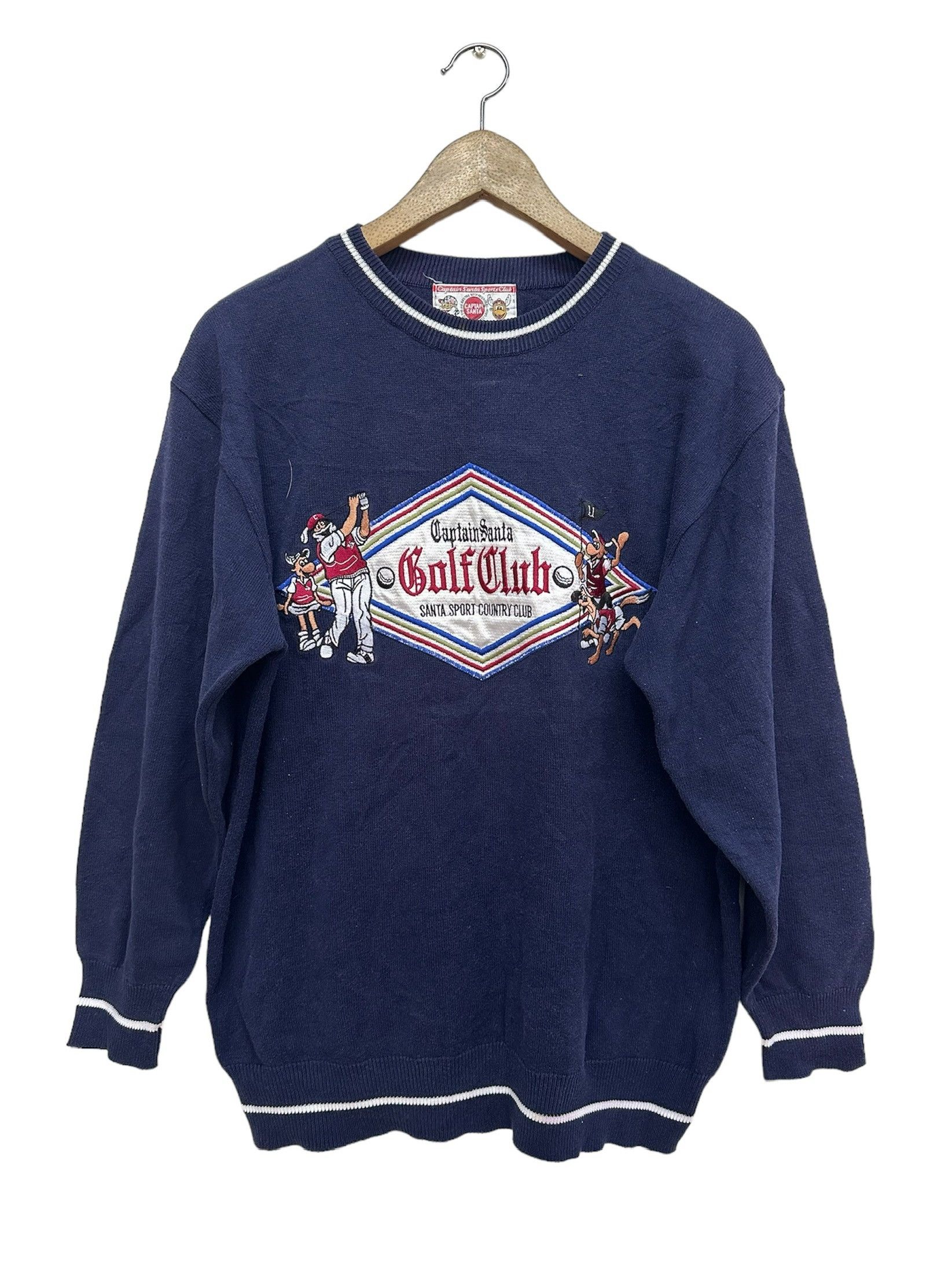 Japanese Brand Streetwear Vintage 90s Captain Santa Sport Country Club Crewneck Sweatshirt Grailed