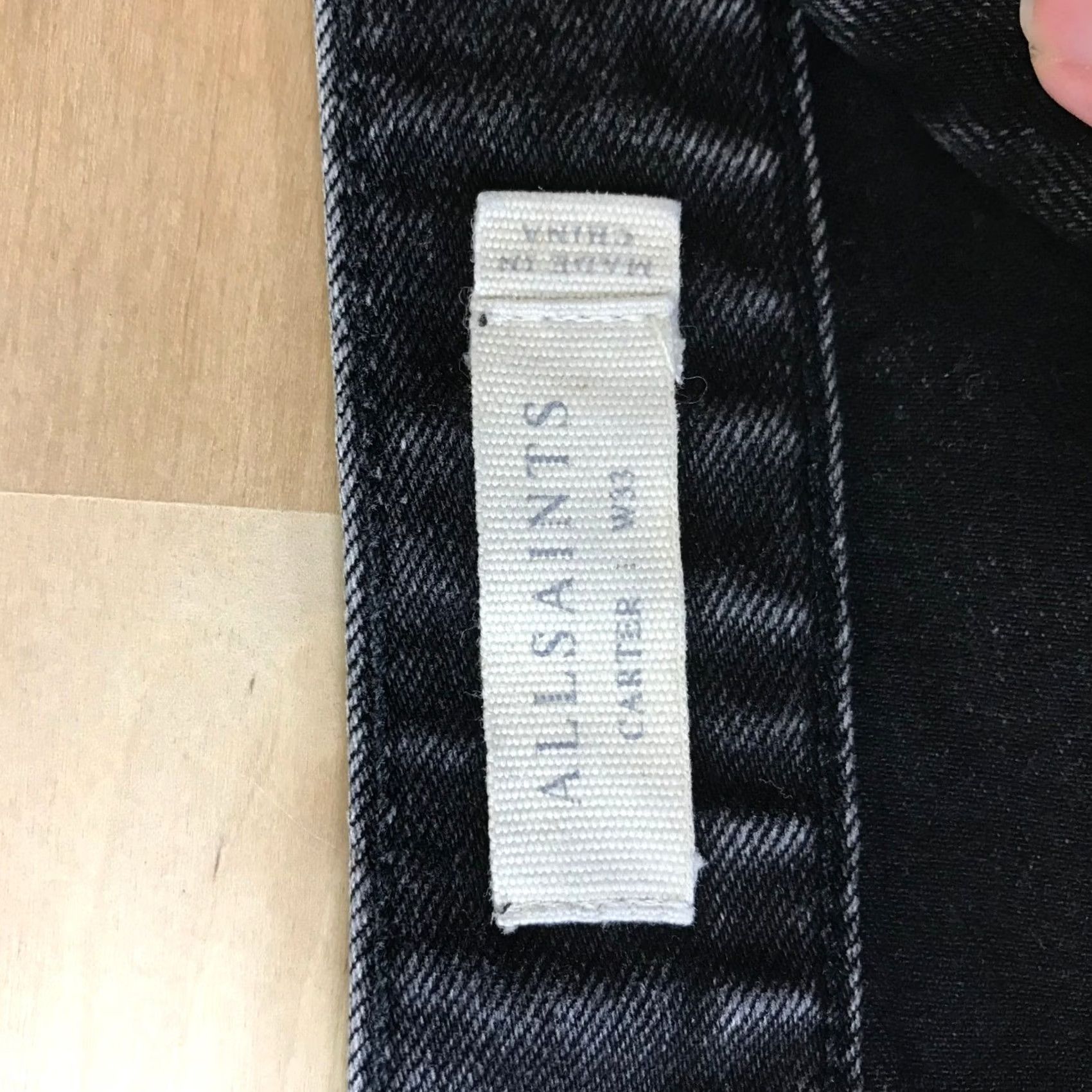 Allsaints VINTAGE? No. AllSaints Carter Slim Tapered Jeans Mens 29 Black Denim Slim Tapered 5-Pocket Grunge Rock City Hipster Size US 29 - 7 Thumbnail