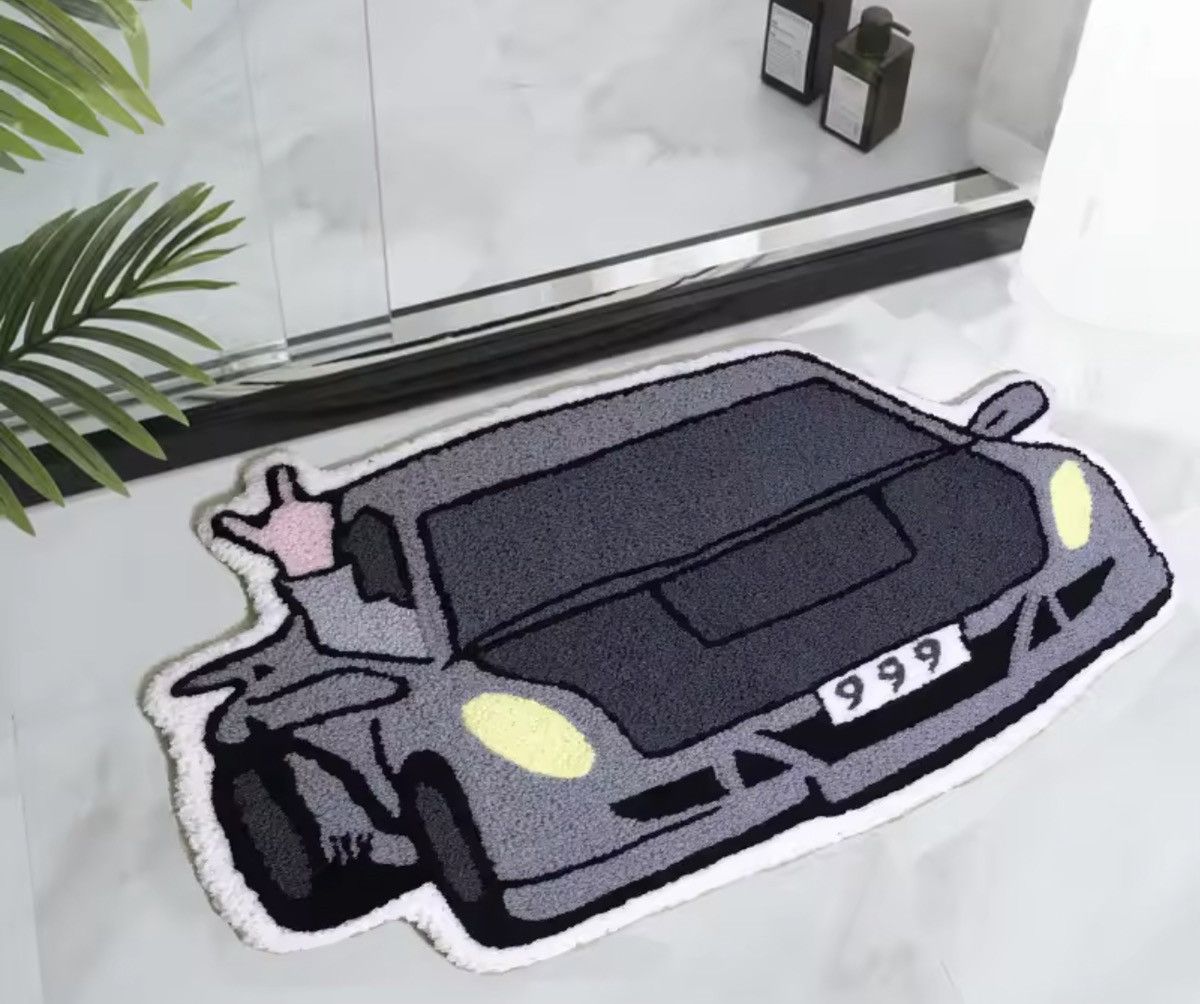 Japanese Brand Streetwear Custom Car Tufted Rug - 50 X 80 cm Size ONE SIZE - 3 Thumbnail
