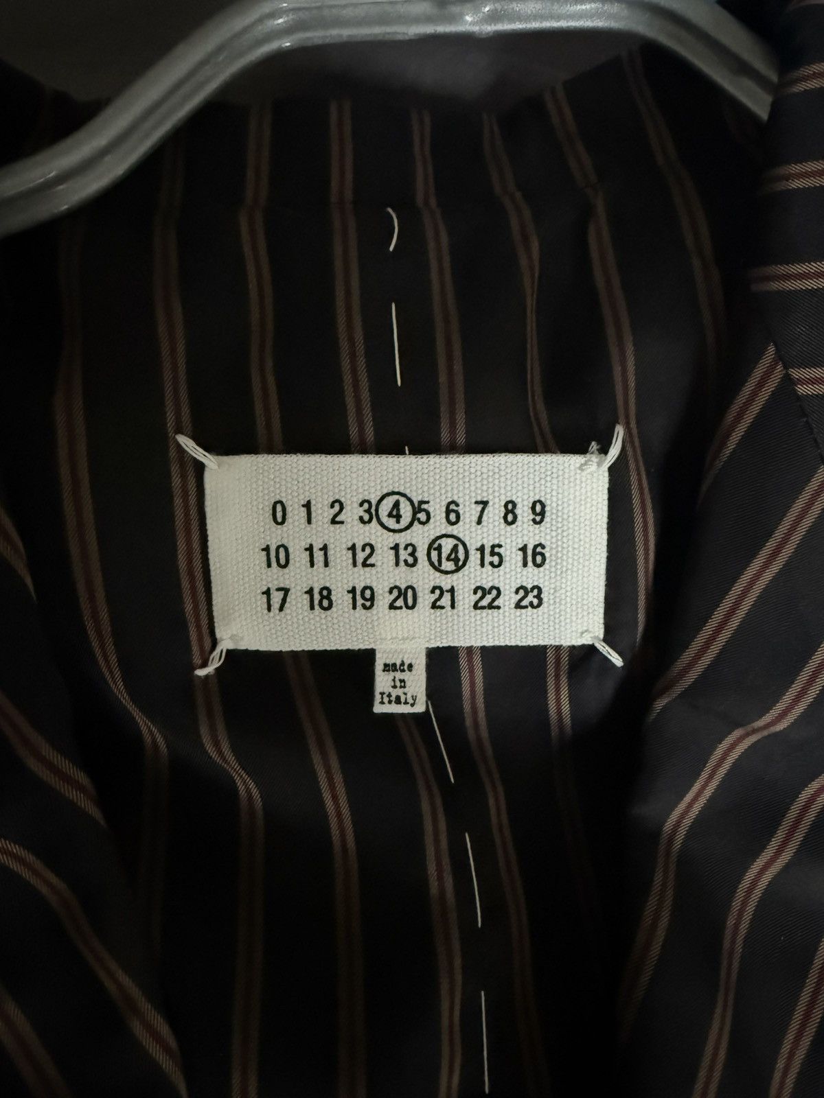 Maison Margiela Maison Margiela Black Double-Breasted Tailored Blazer Size 50R - 3 Thumbnail