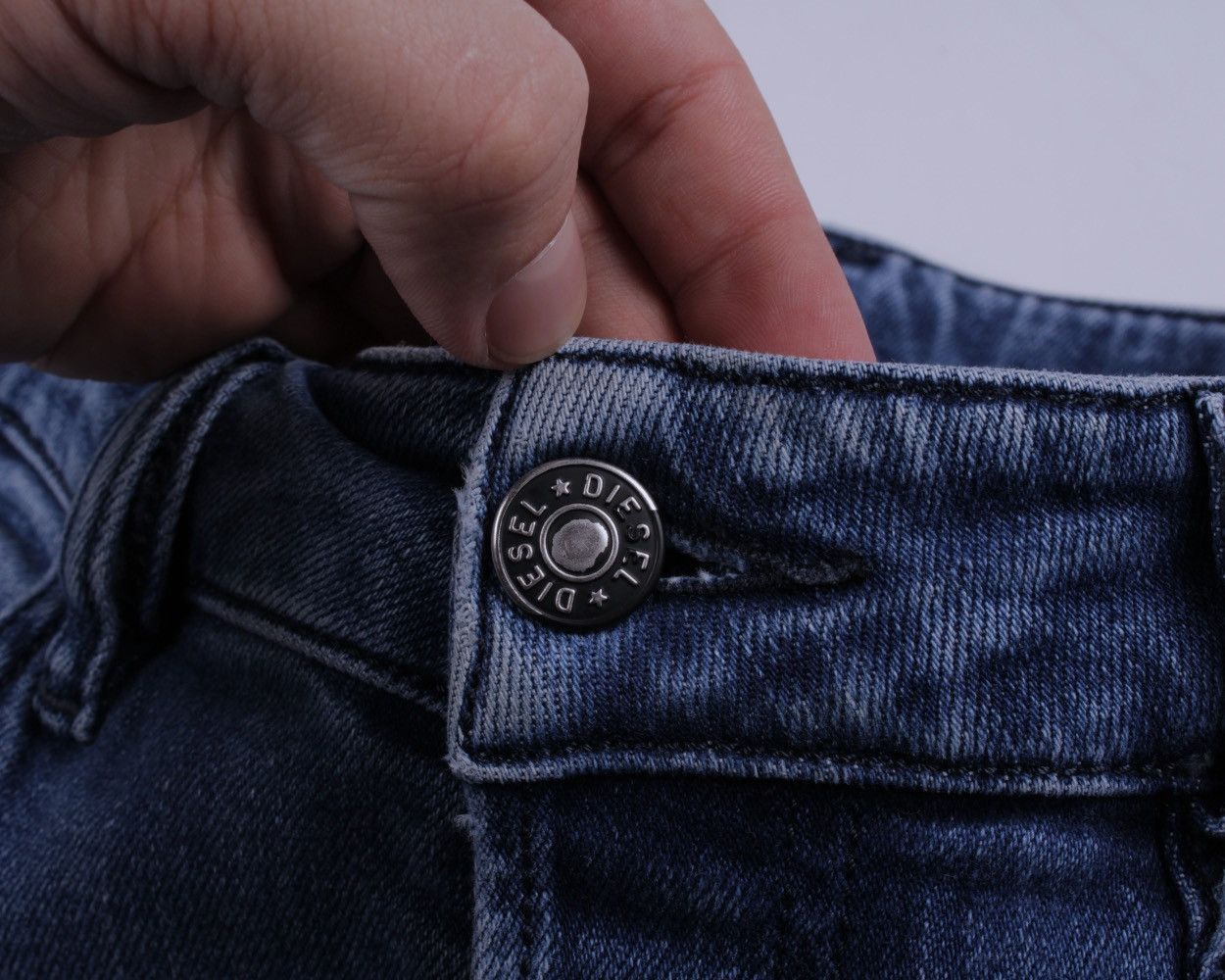 Diesel DIESEL D-BAZER Tapered Blue Slim Denim Stretch Jeans Size US 30 / EU 46 - 9 Thumbnail