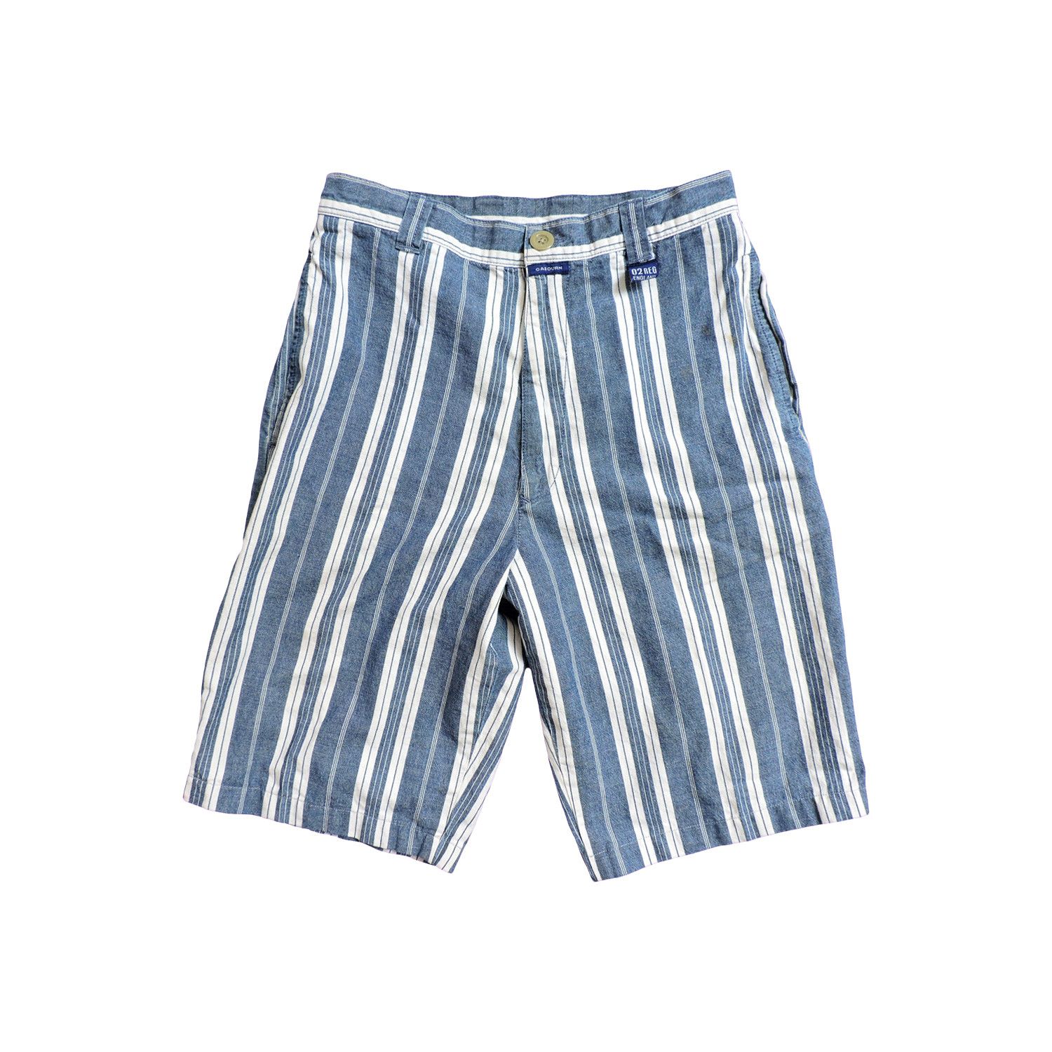 Nigel Cabourn NIGEL CABOURN STRIPED SHORT PANTS Size US 30 / EU 46 - 1 Thumbnail
