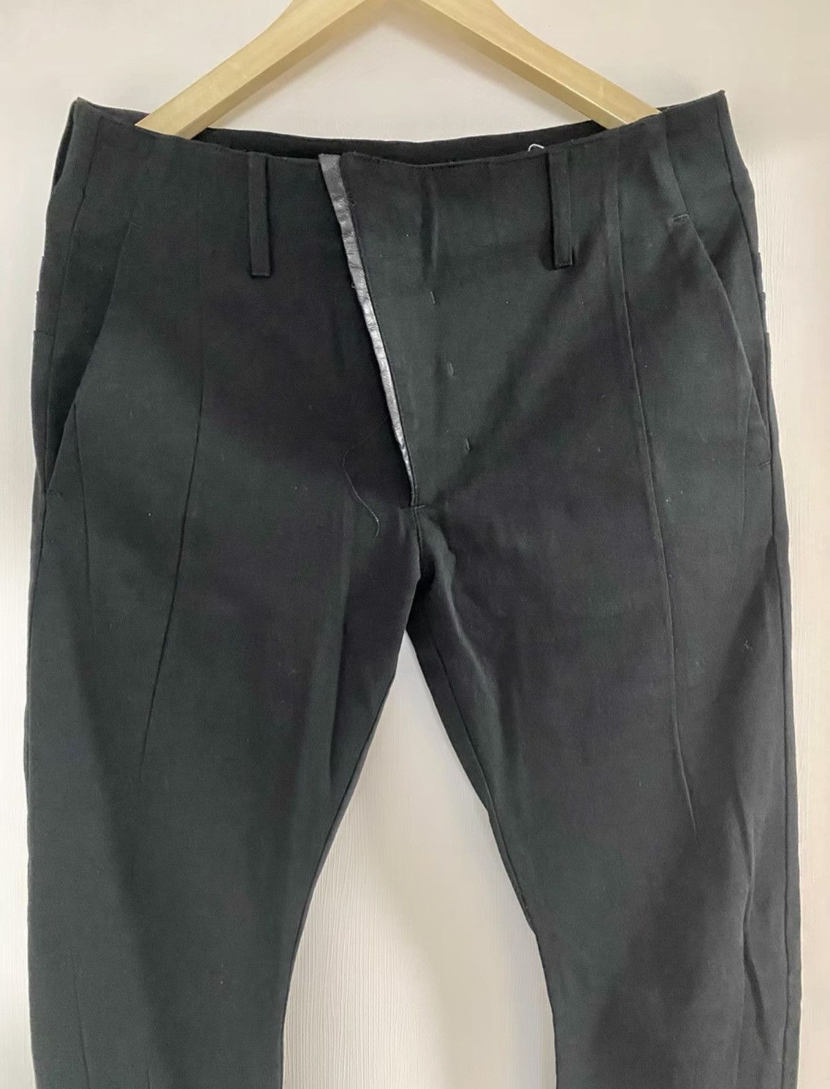 Fagassent Toshiki Aoki Fagassent Black Casual Trousers Size US 29 - 2 Thumbnail