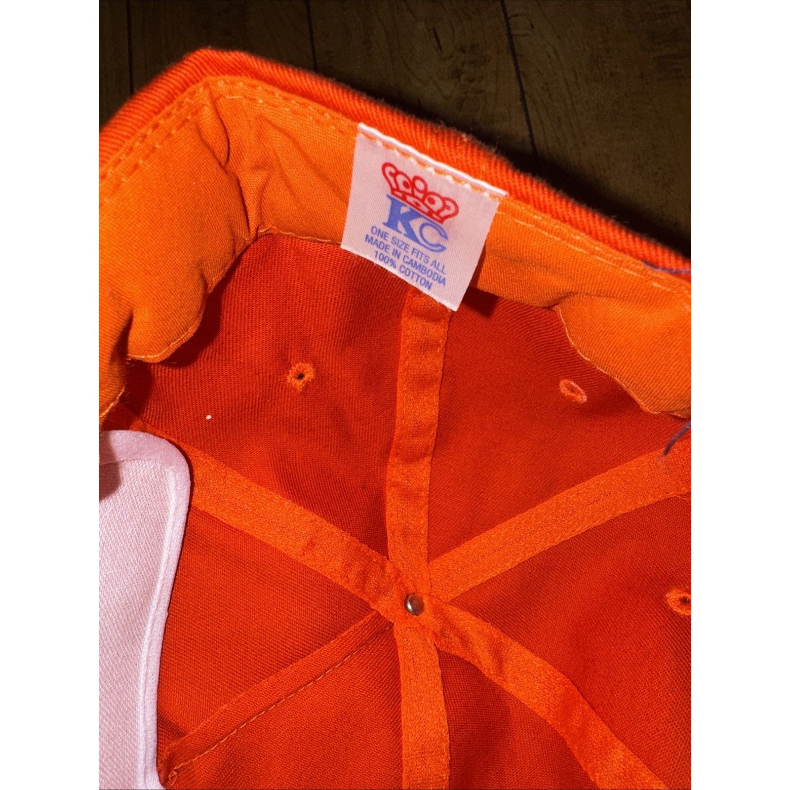 Vintage Vintage 80s 90s Race Marshal Run Snapback Hat Orange Size ONE SIZE - 3 Thumbnail